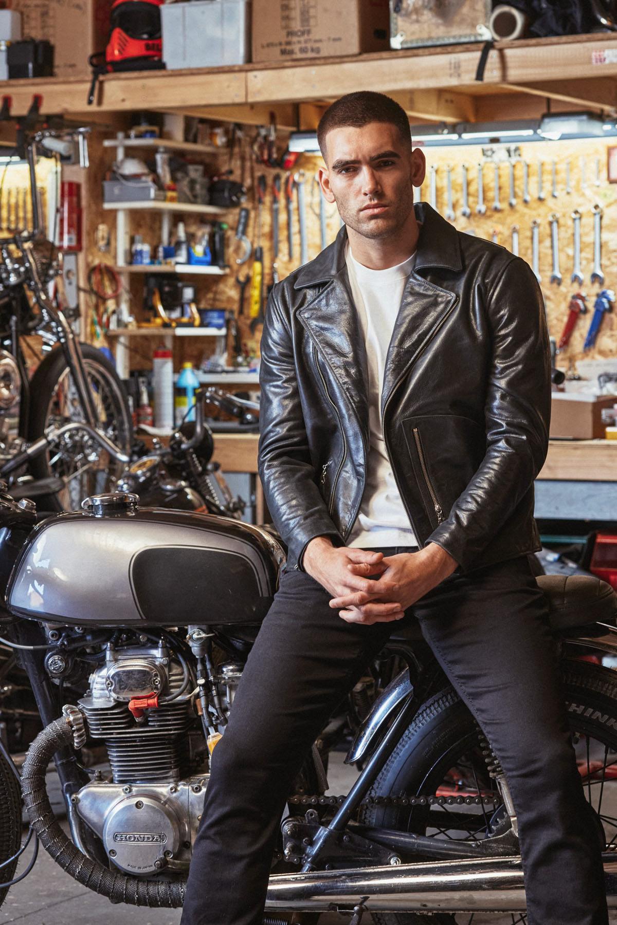 Giacche Uomo Avi Leather D-POCKET JACKET — vista 5