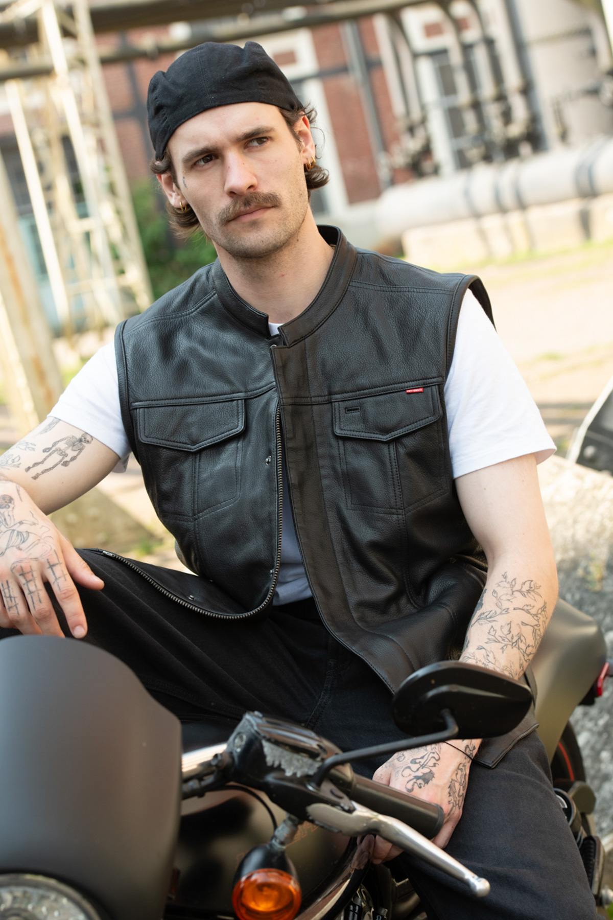 Herren Jacke Daytona HOT ROAD GOAT DEER BLACK — Ansicht 1