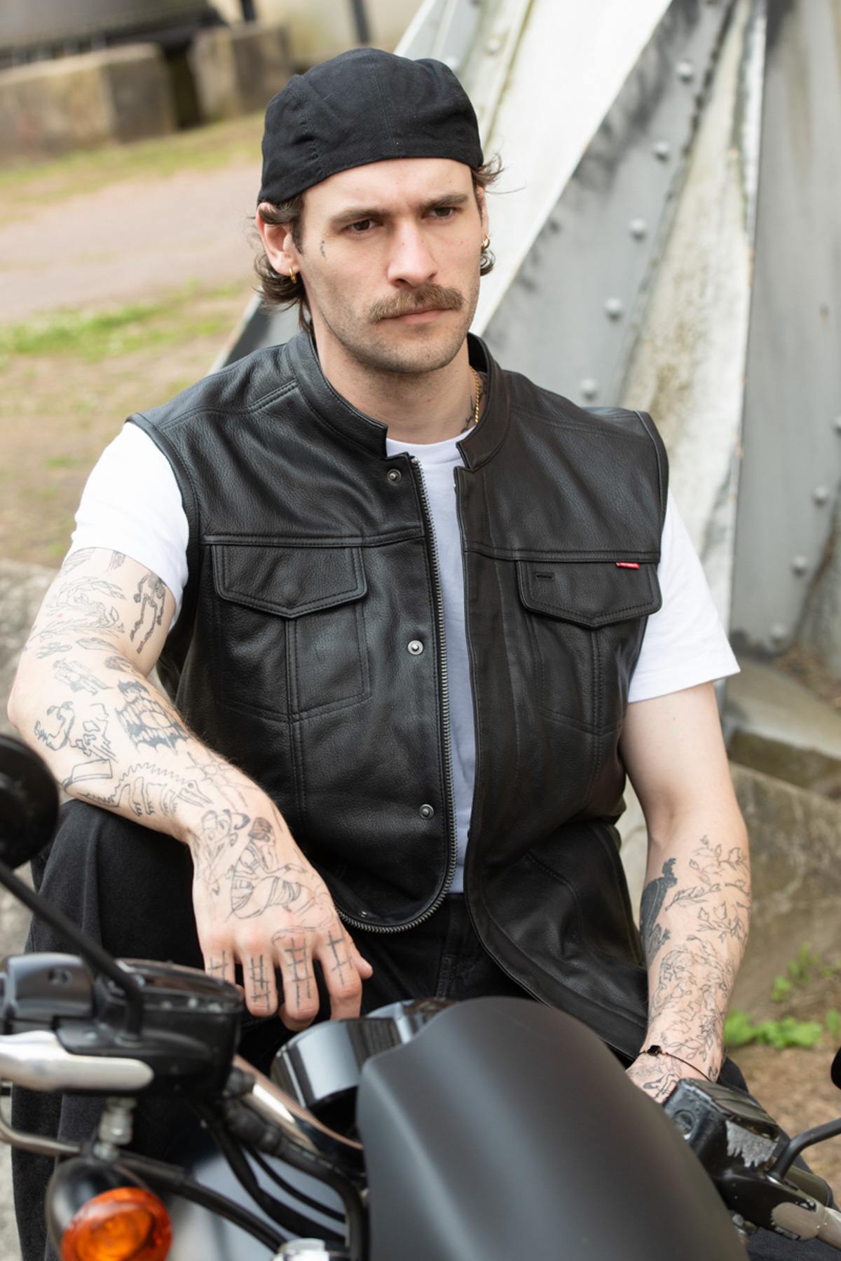 Herren Jacke Daytona HOT ROAD GOAT DEER BLACK — Ansicht 2
