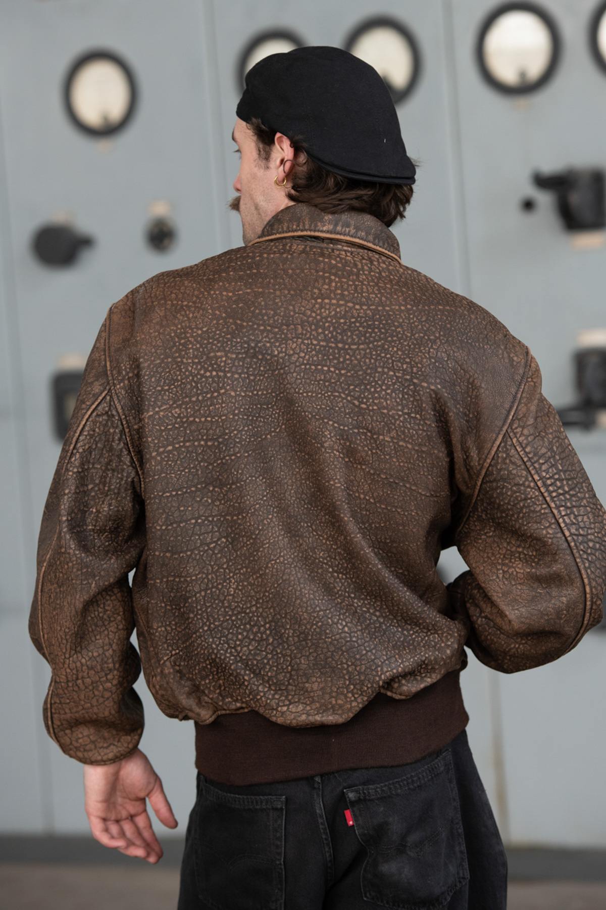 Chaqueta Hombre Cooper Original 50 MISSION WWII SHEEPSKIN A-2 — vista 7