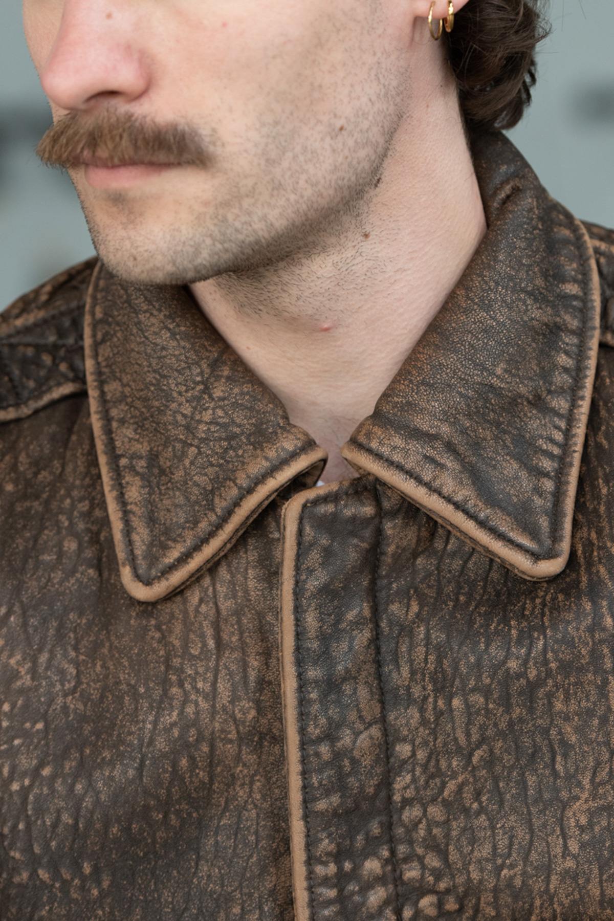 Chaqueta Hombre Cooper Original 50 MISSION WWII SHEEPSKIN A-2 — vista 8