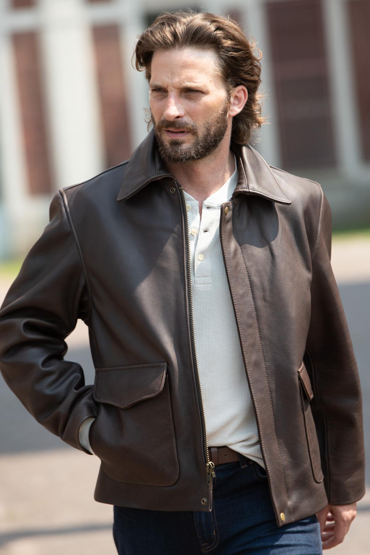 Cazadora Hombre Indiana Jones INDIANA JONES VINTAGE COWHIDE — vista 1