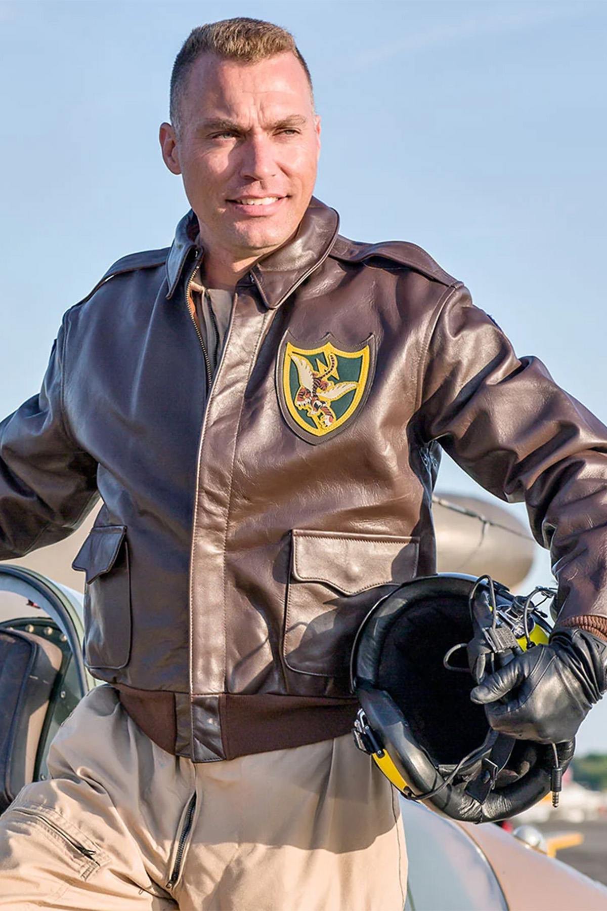 Herren Jacke Cockpit Usa Z21V60 BROWN — Ansicht 1