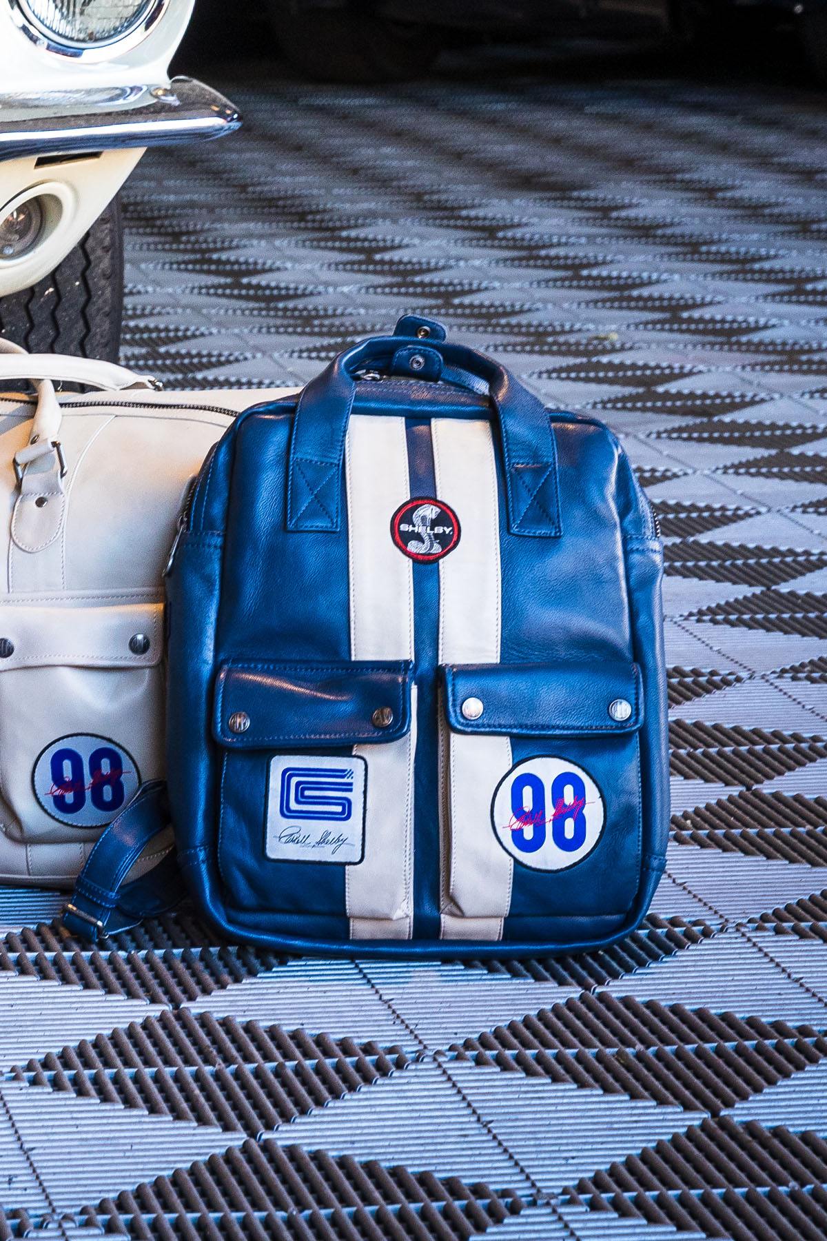 Borse Uomo Carroll Shelby GT40 BACKPACK ROYAL BLUE — vista 1
