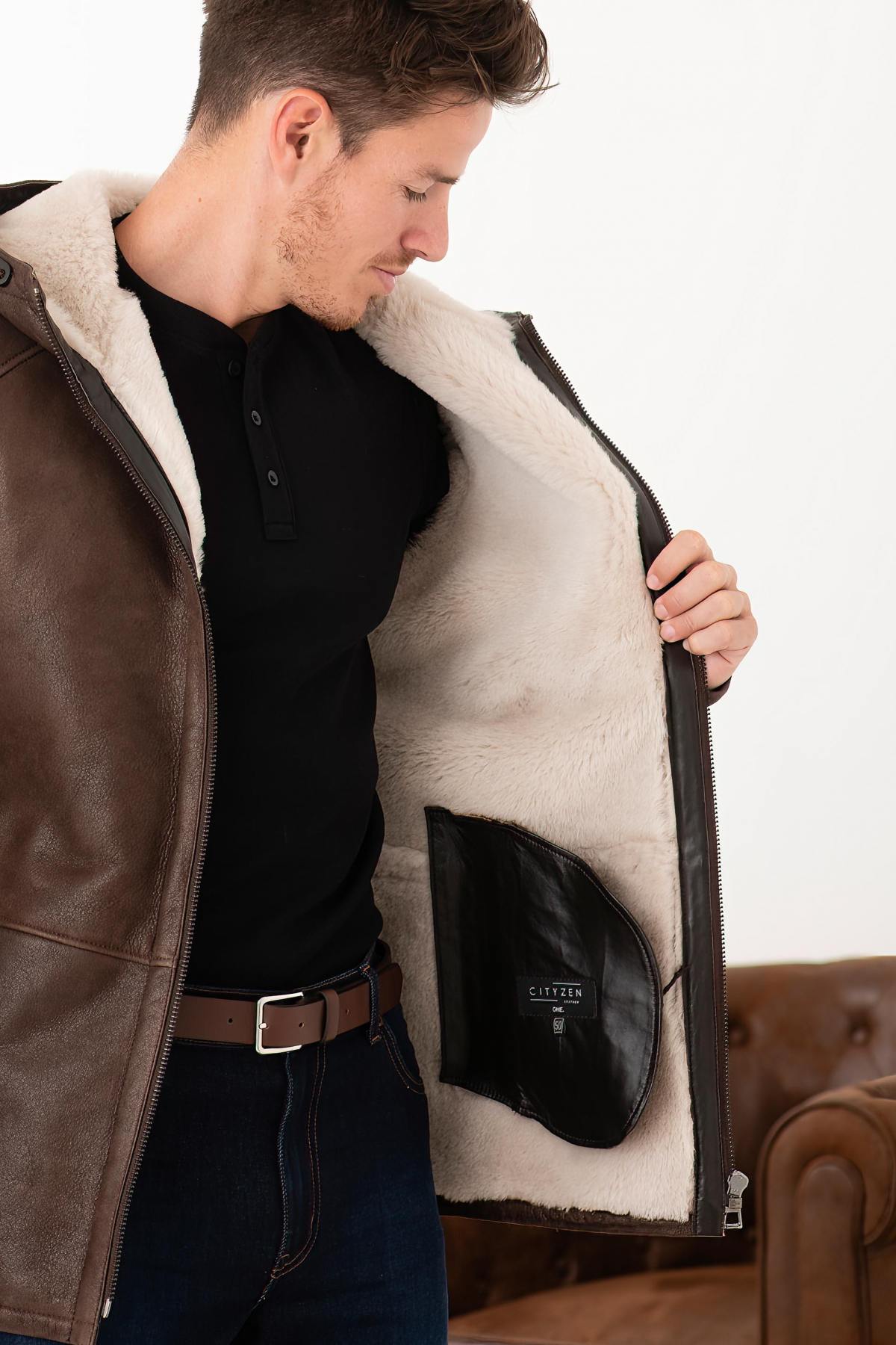 Herren Mantel Cityzen MILO MARRON — Ansicht 5