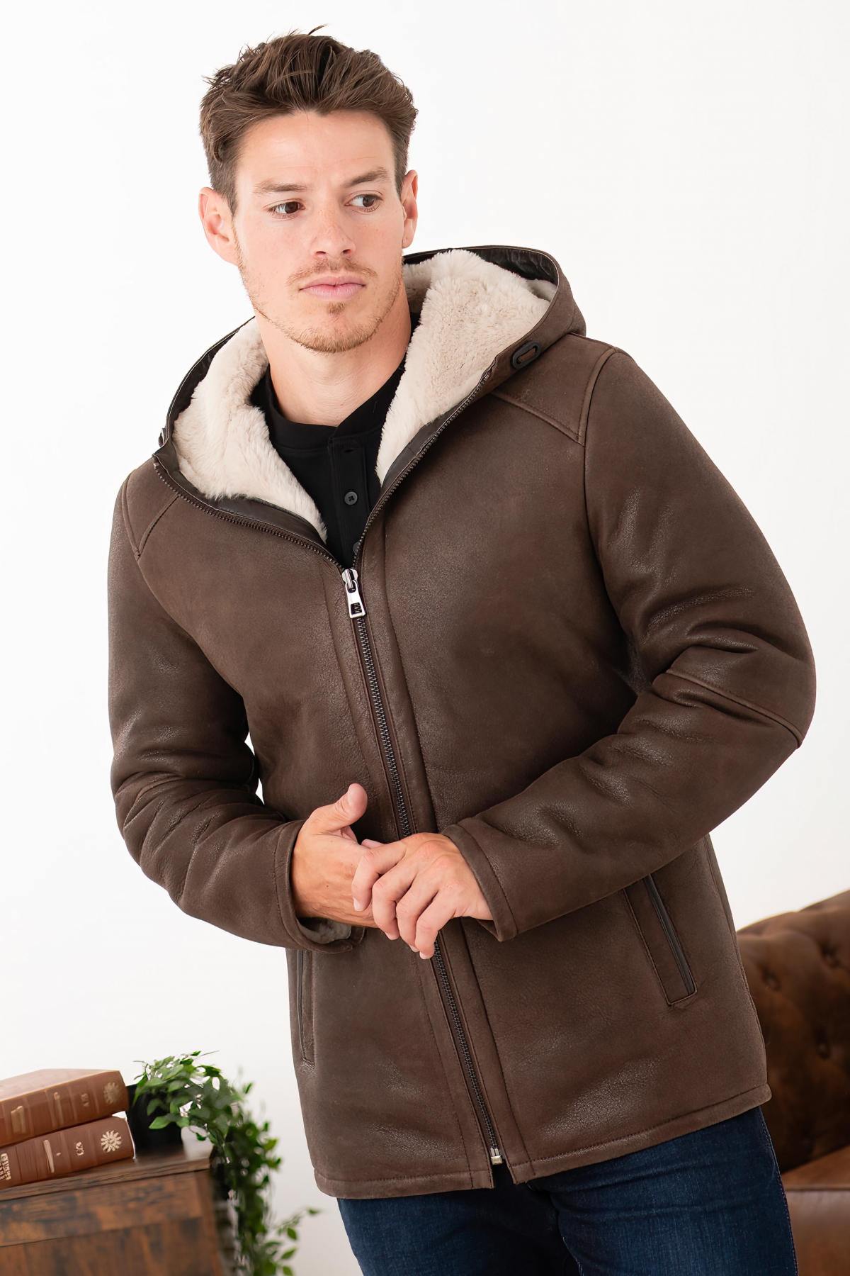 Herren Mantel Cityzen MILO MARRON — Ansicht 2