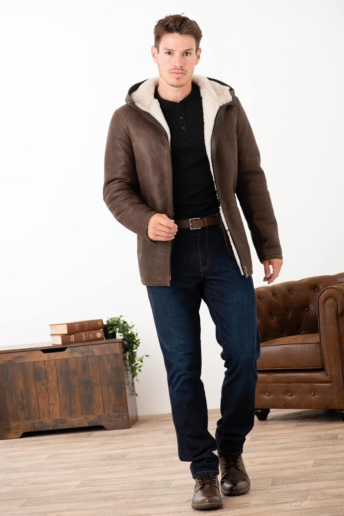 Herren Mantel Cityzen MILO MARRON — Ansicht 8