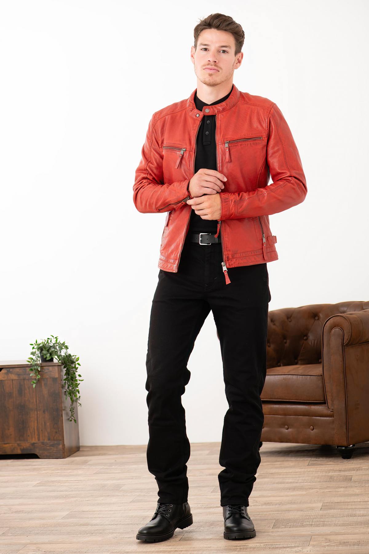 Herren Jacke Cityzen KANSAS RED — Ansicht 10