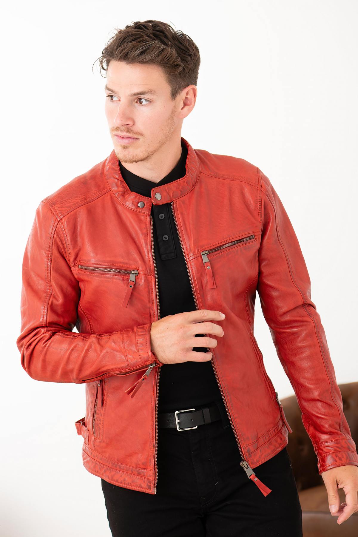 Herren Jacke Cityzen KANSAS RED — Ansicht 7