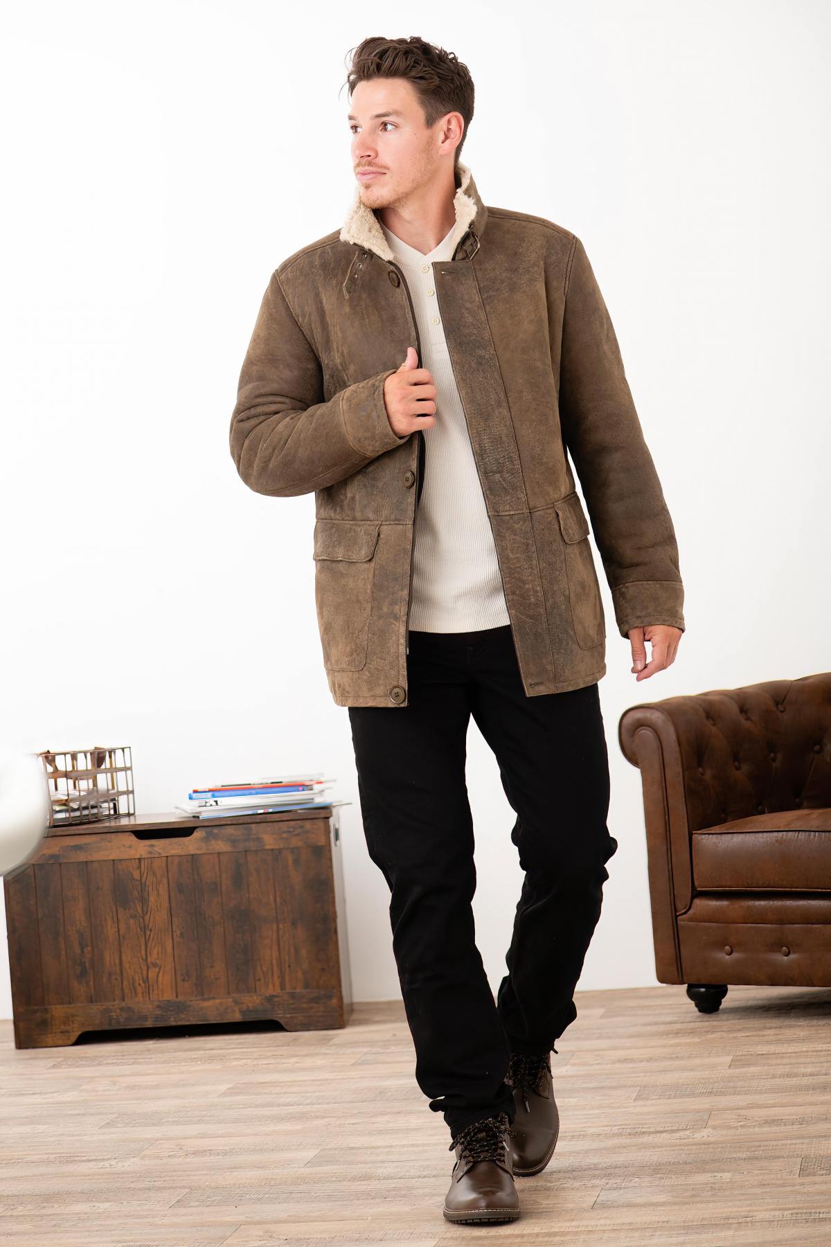 Herren Mantel Cityzen GABIN OLD SABLE — Ansicht 2