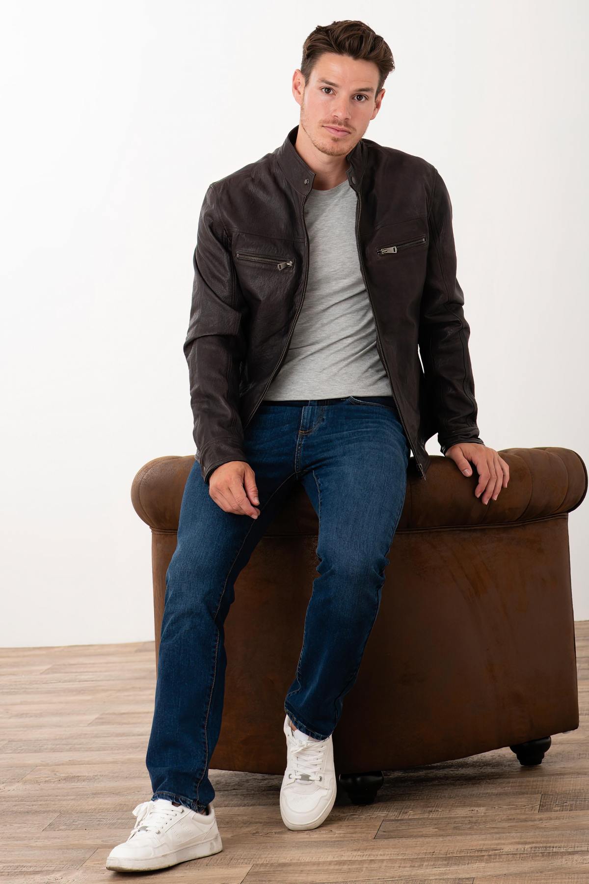 Herren Jacke Cityzen JACKSON EARTH BROWN — Ansicht 2