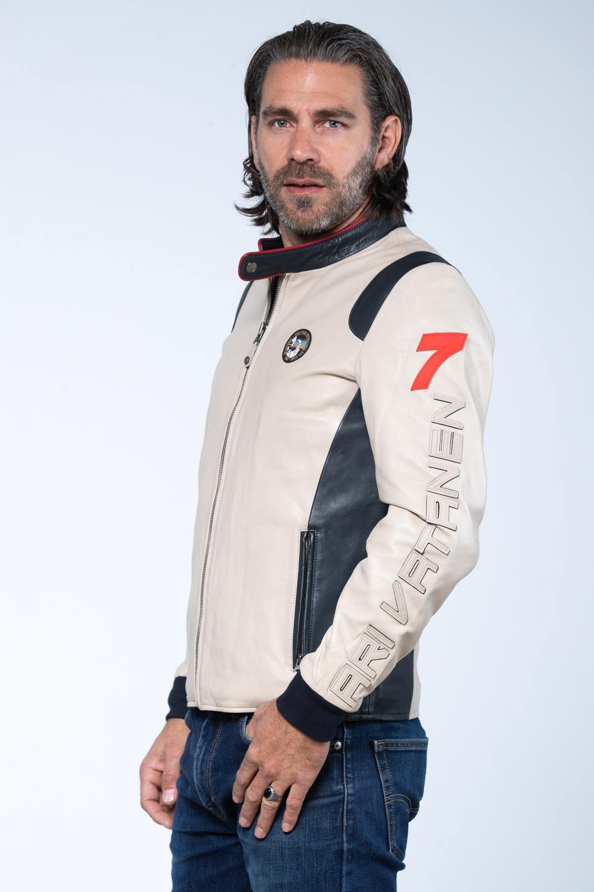 Blouson Homme Ari Vatanen ARI ECRU — vue 9