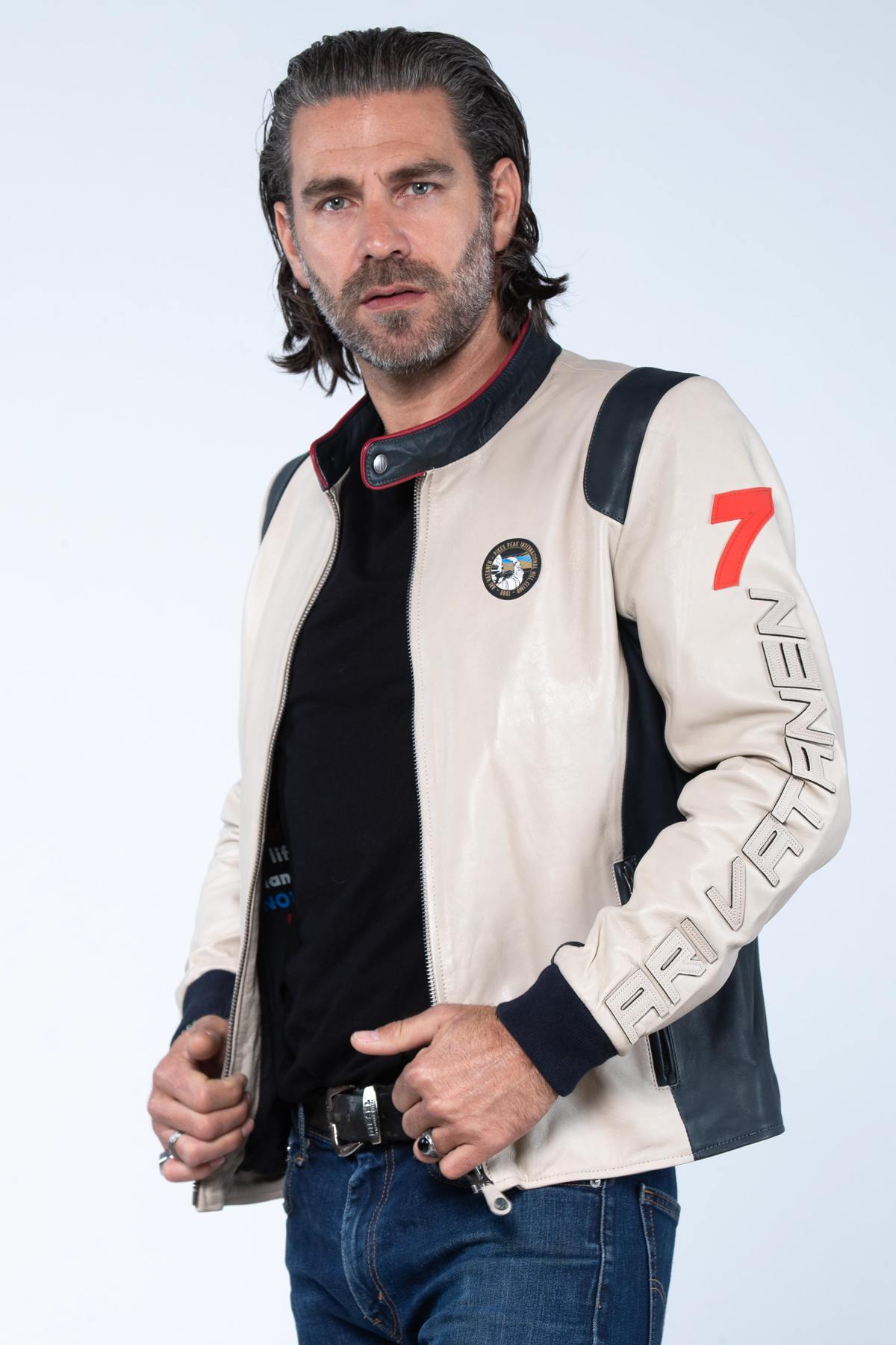 Blouson Homme Ari Vatanen ARI ECRU — vue 2