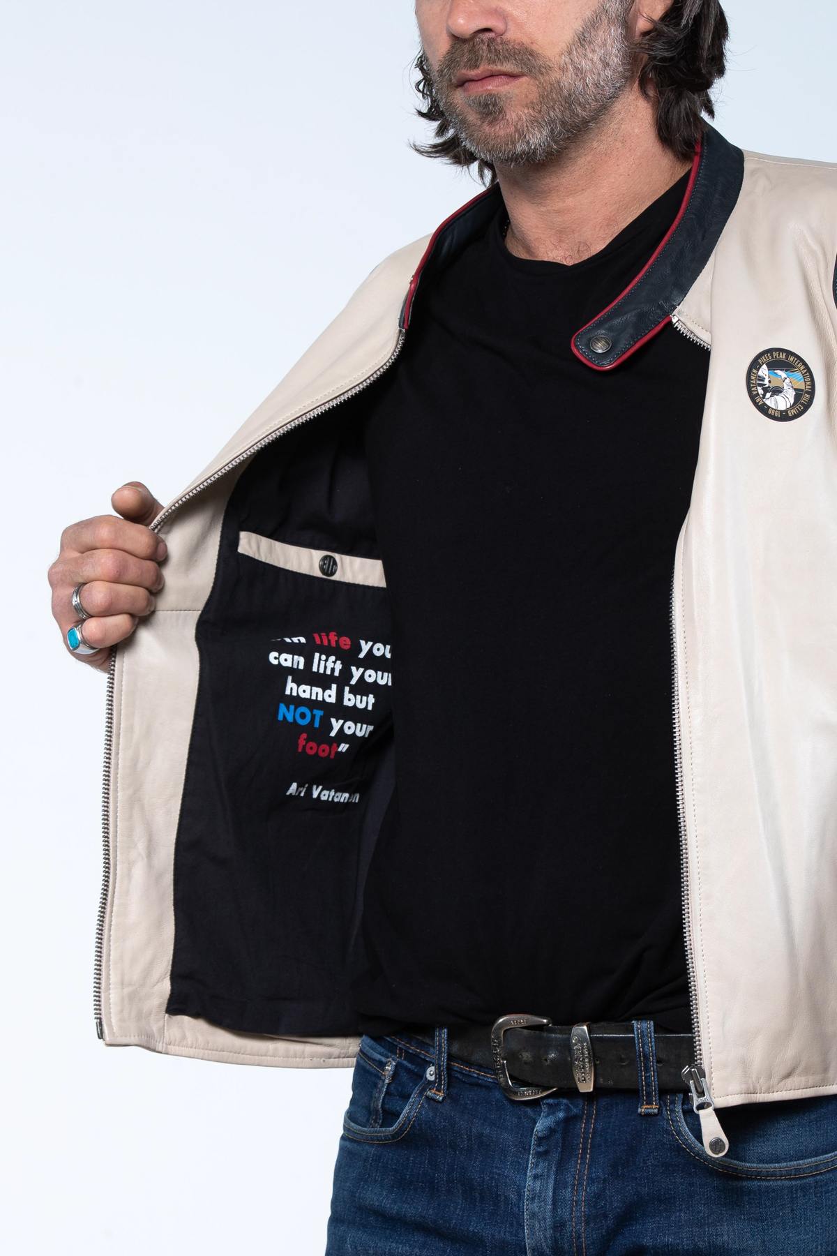 Blouson Homme Ari Vatanen ARI ECRU — vue 10