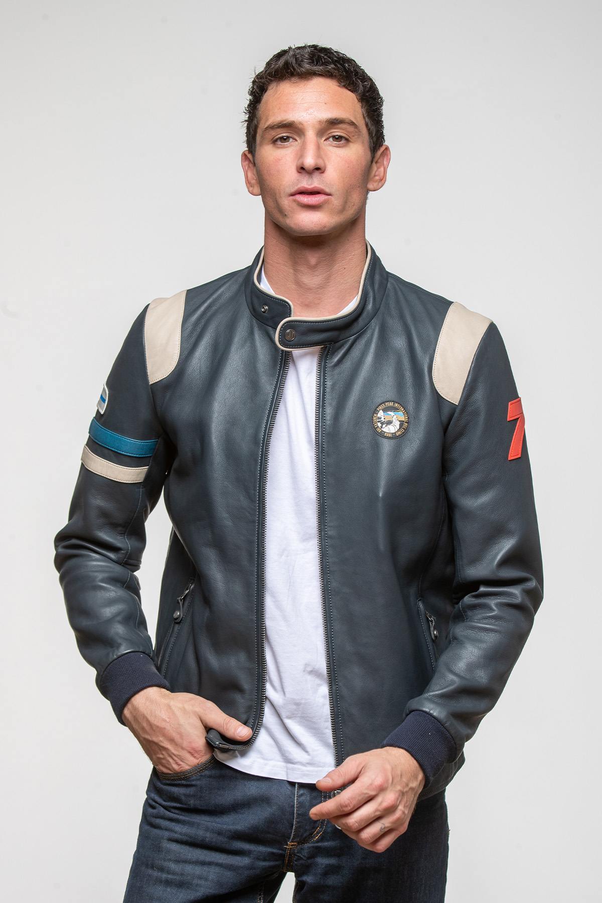 Herren Jacke Ari Vatanen ARI NAVY — Ansicht 3