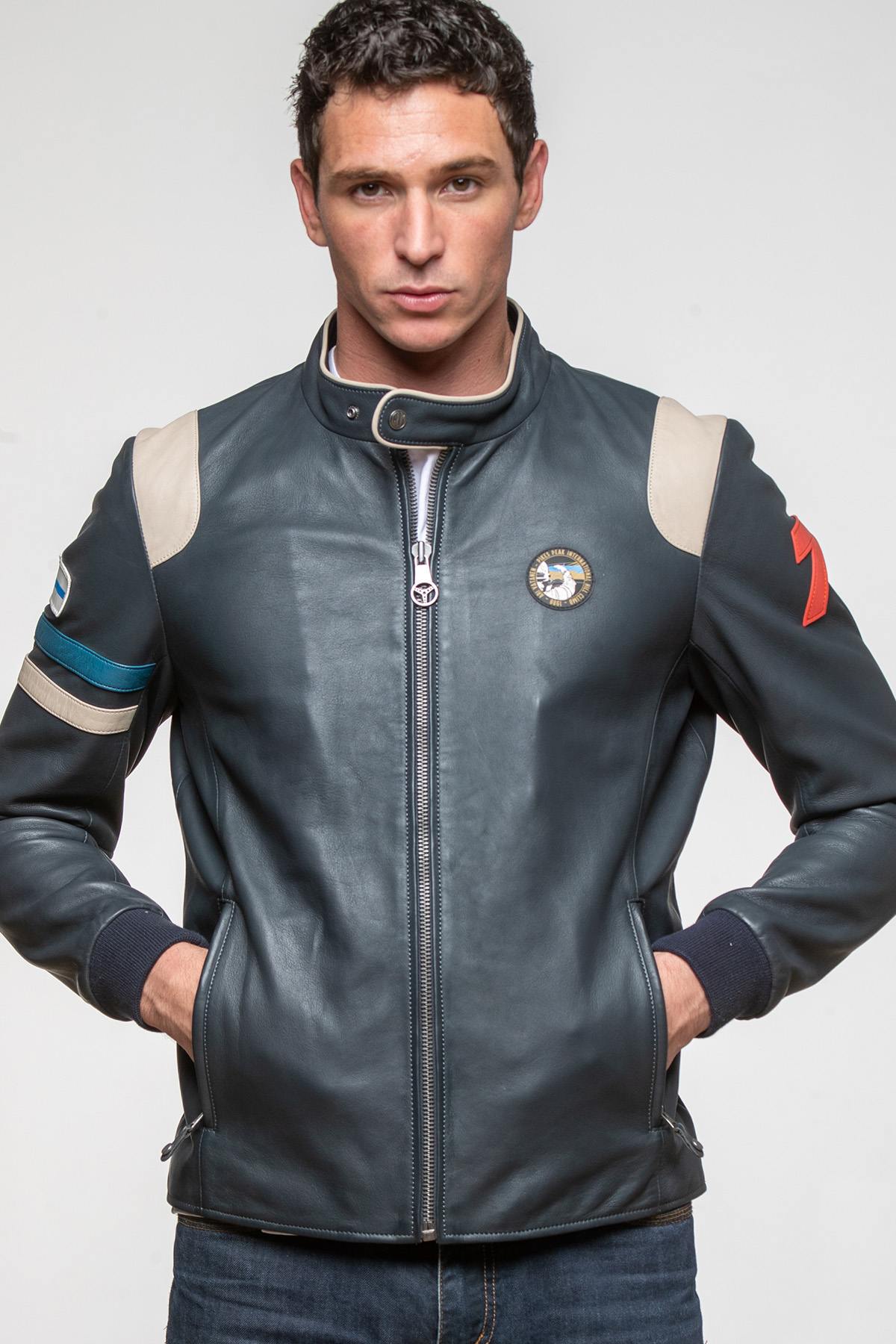Herren Jacke Ari Vatanen ARI NAVY — Ansicht 4