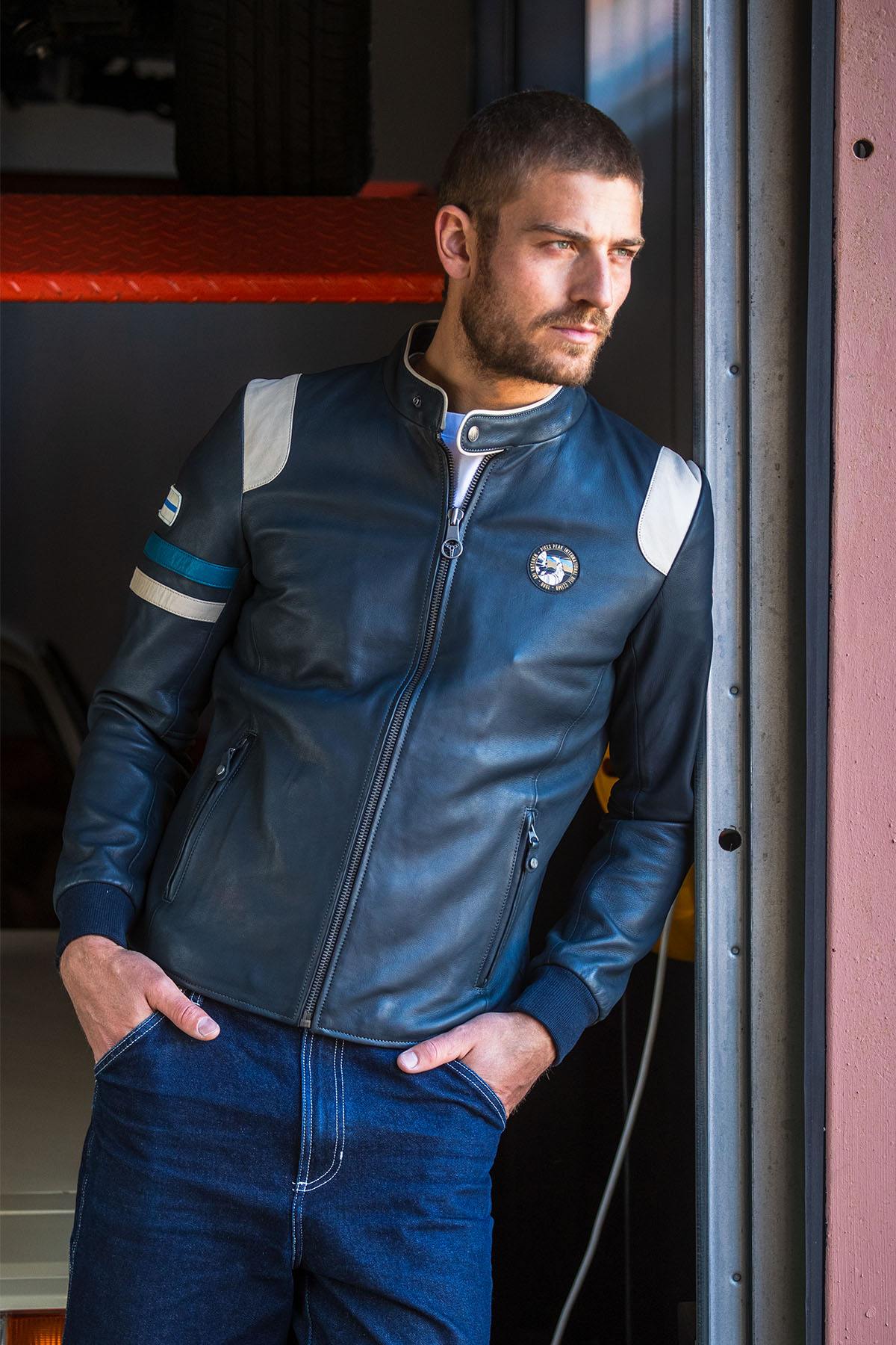 Herren Jacke Ari Vatanen ARI NAVY — Ansicht 1