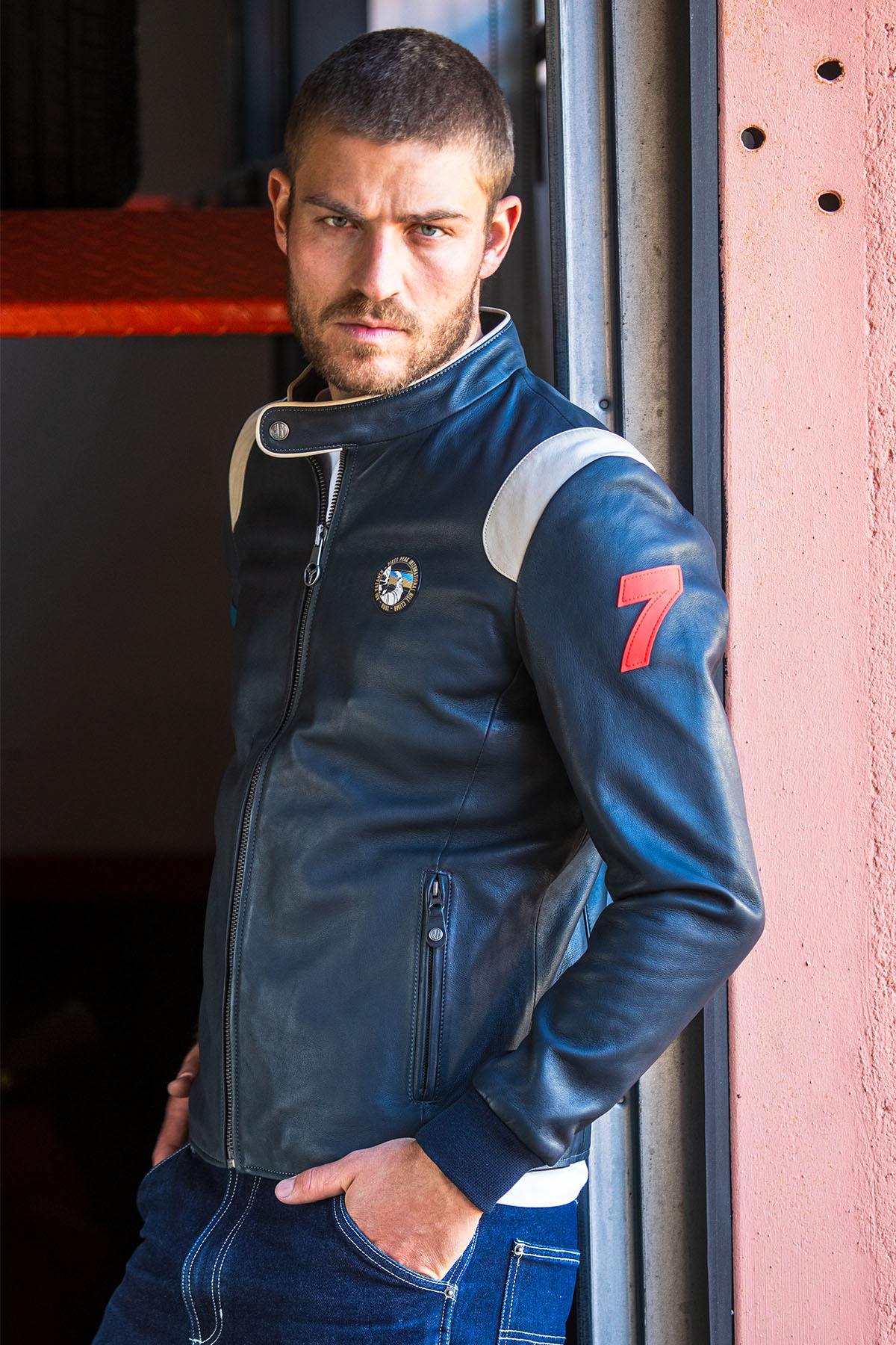 Herren Jacke Ari Vatanen ARI NAVY — Ansicht 2