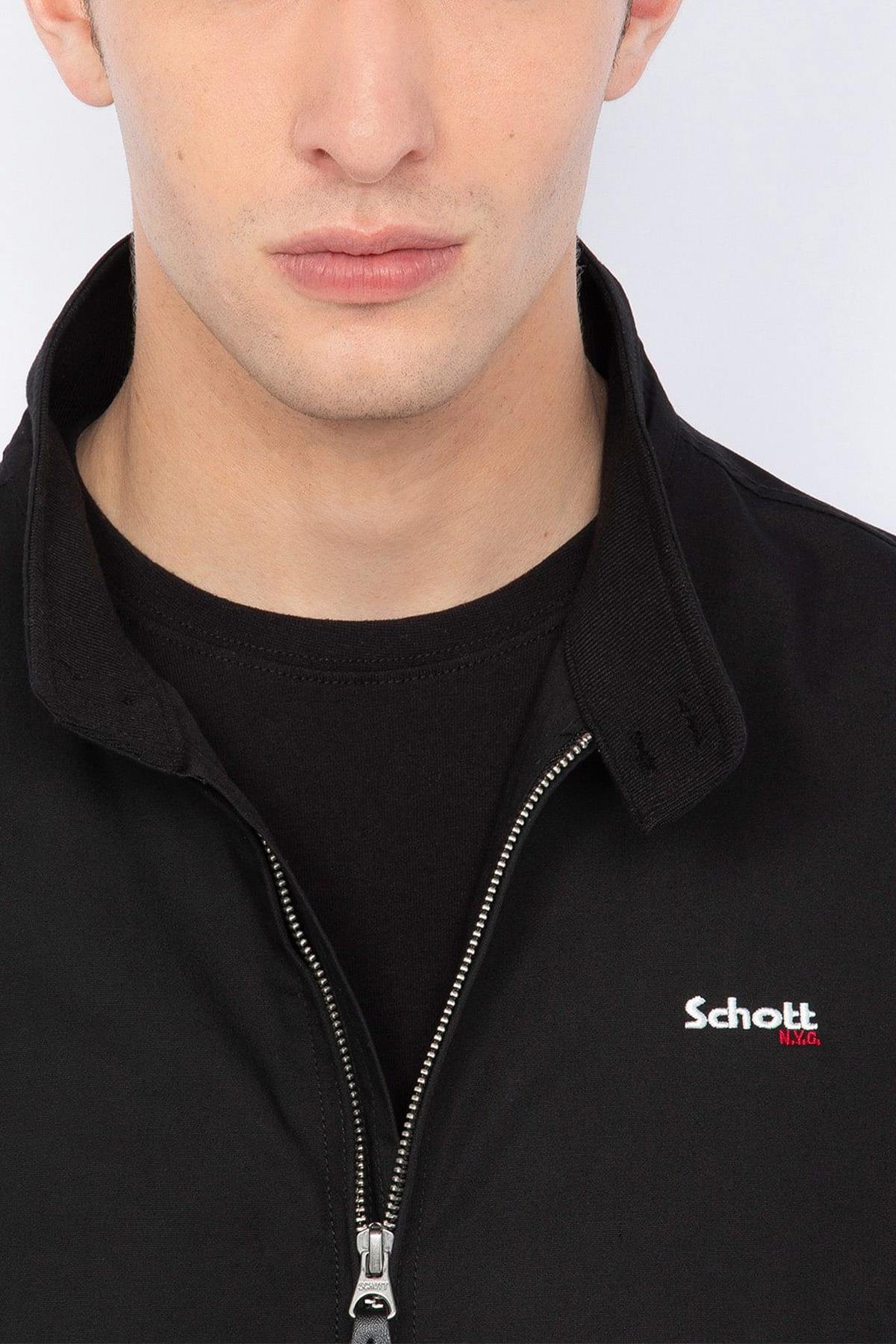 Herren Jacke Schott CABL1220 BLACK — Ansicht 4