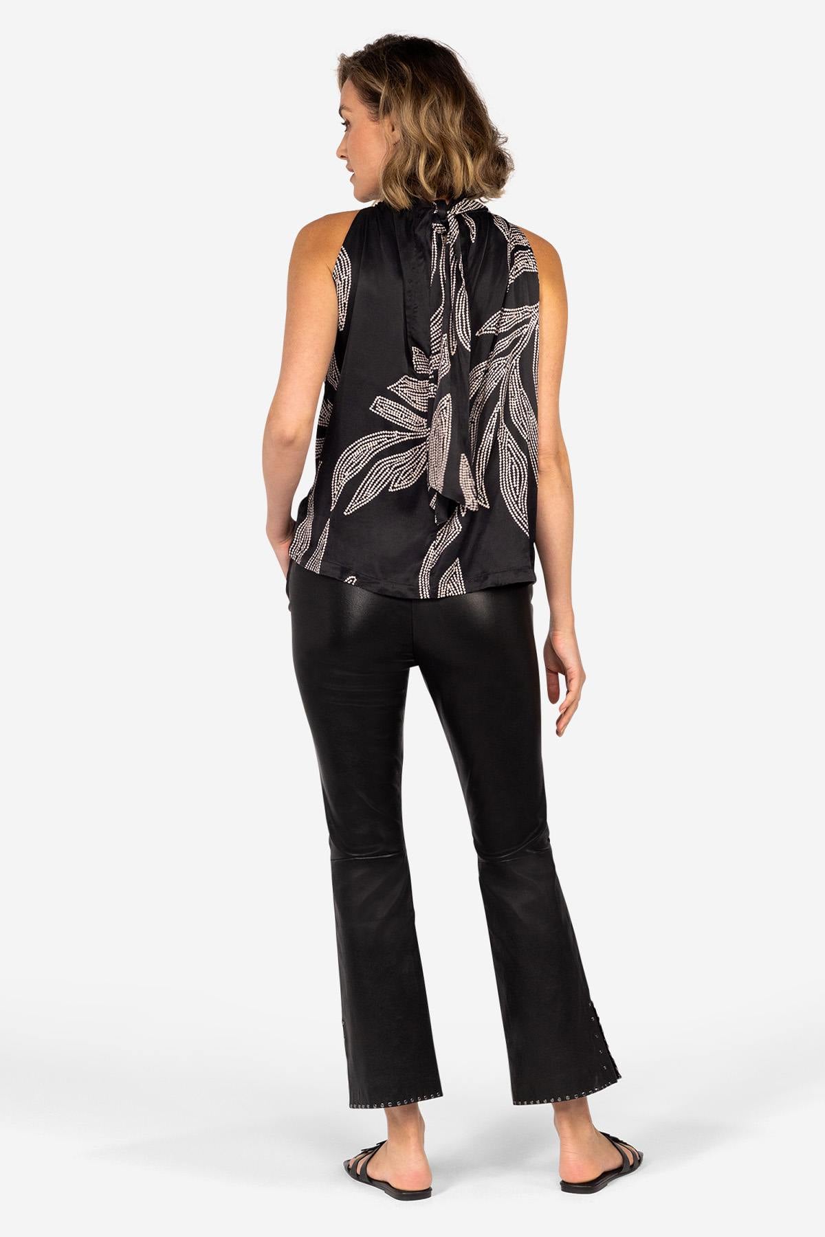 Camiseta Mujeres Ibana TANINA DOTTED LEAVES PRINT — vista 3