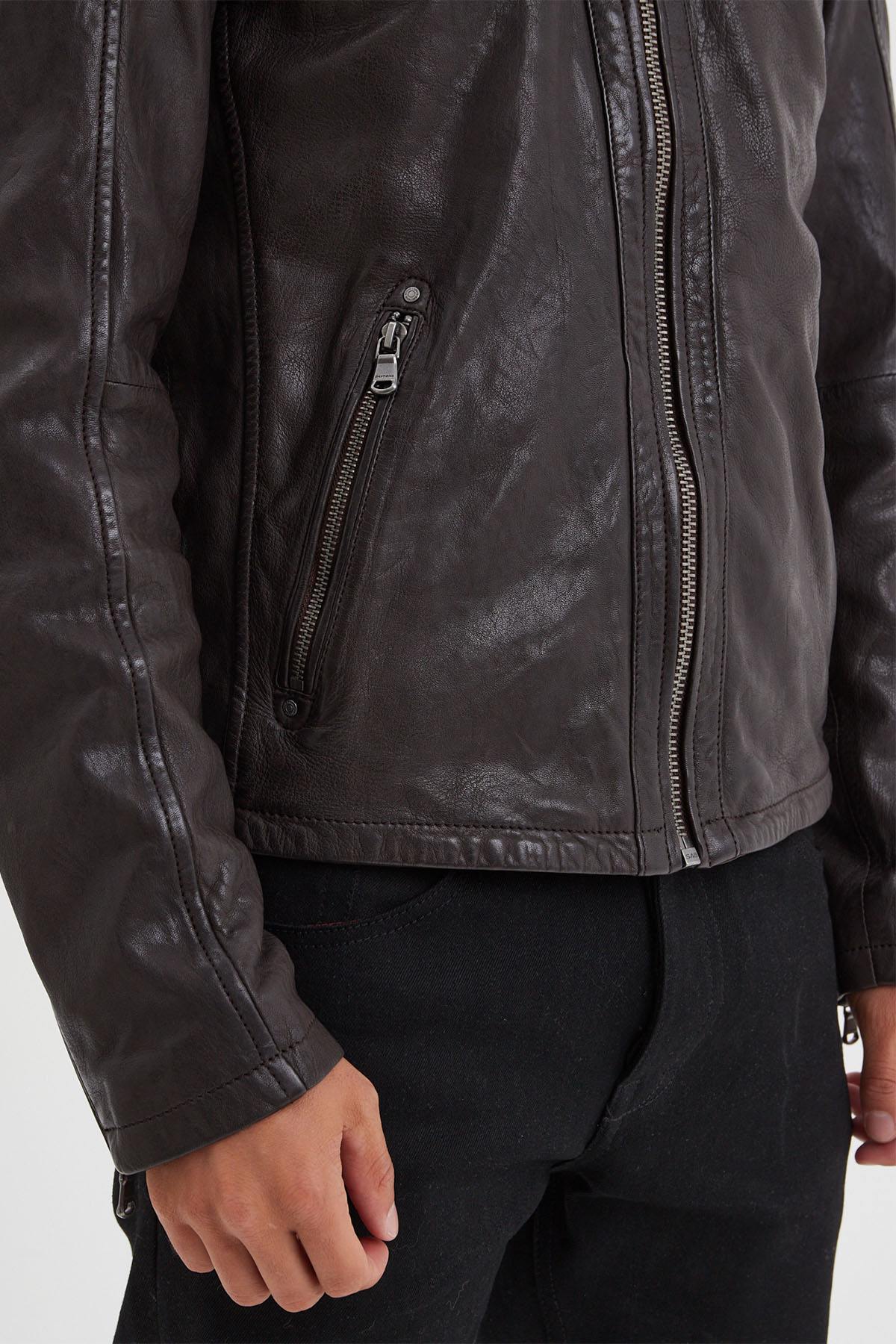 Blouson Homme Daytona GAFINO LAMB VITA R BROWN — vue 6