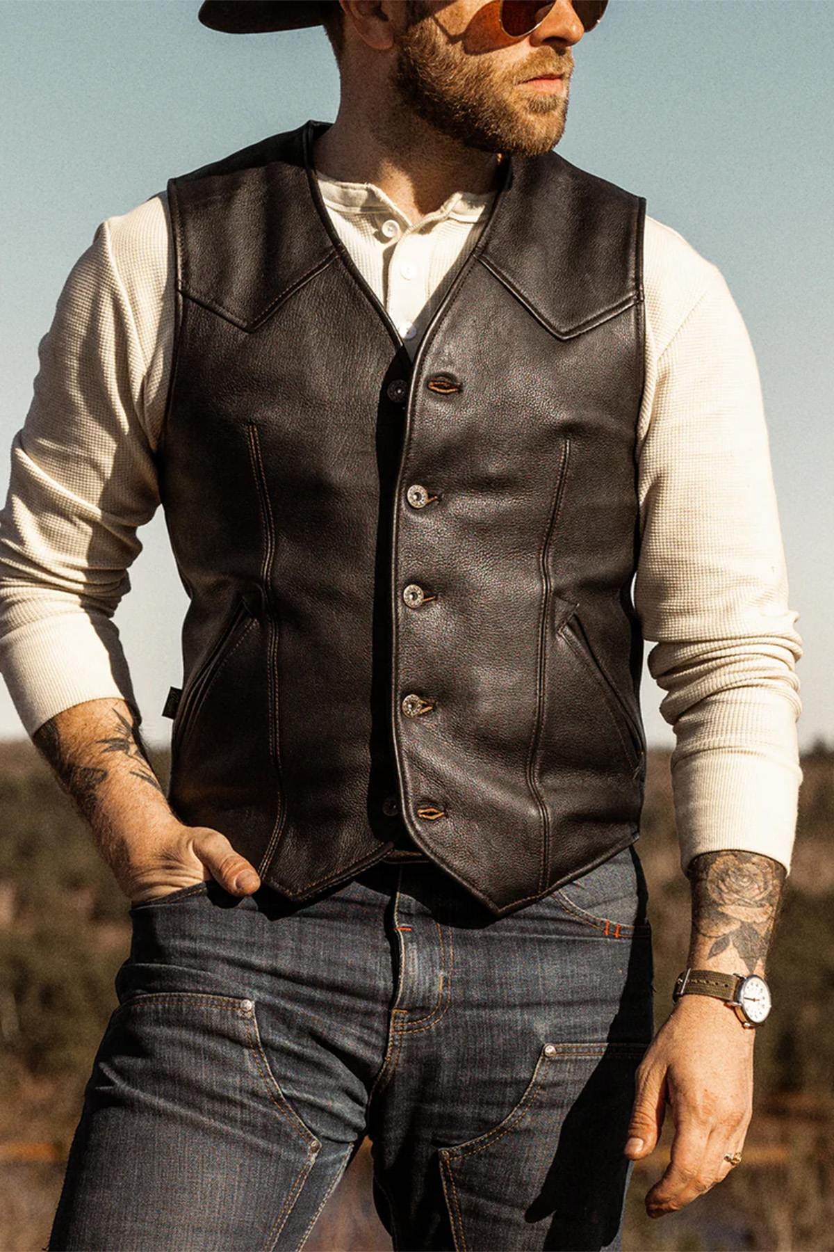 Herren Weste Master HIGH NOON — Ansicht 1