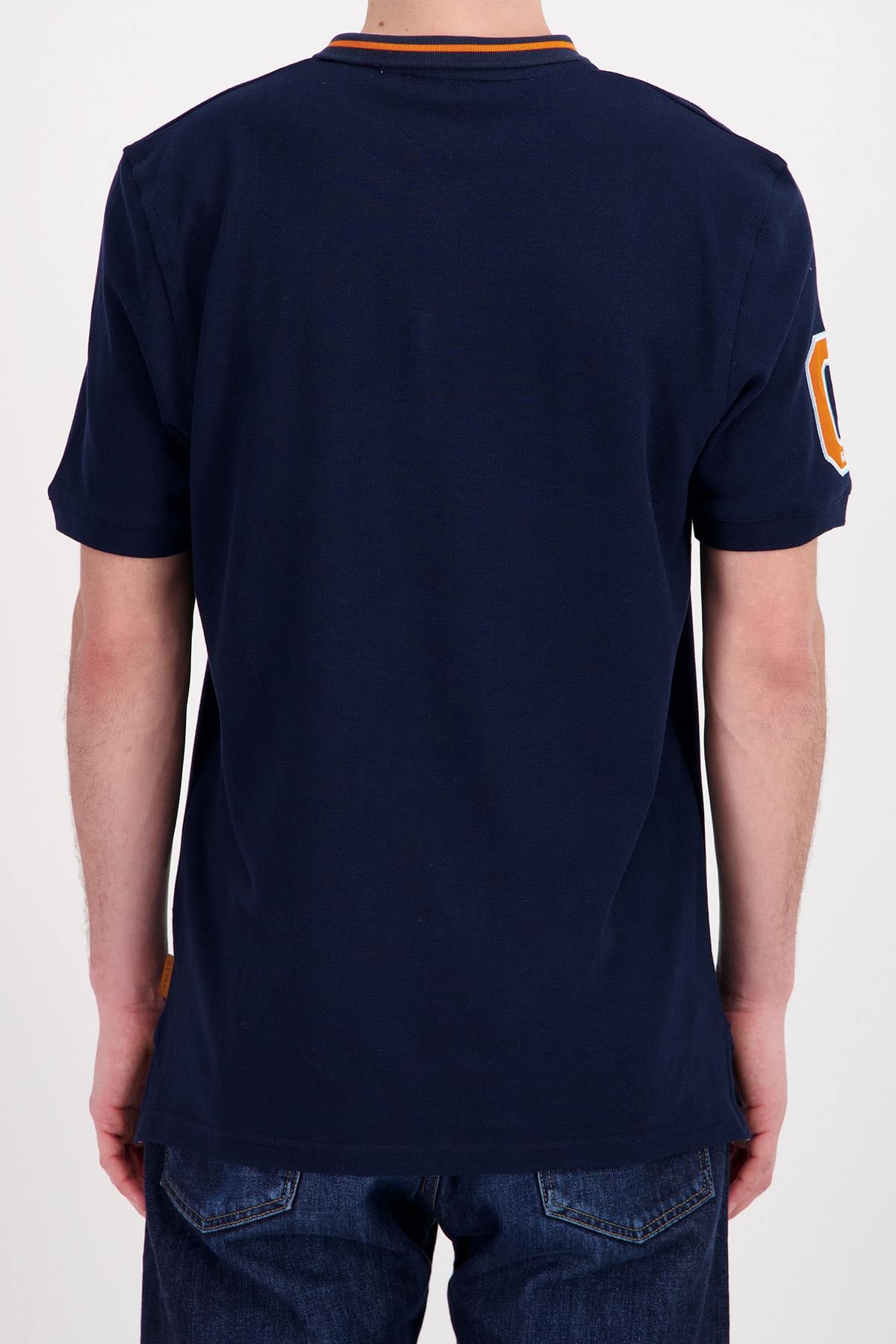 Polo Hombre Gulf POLO POM06-100 NAVY BLUE — vista 3