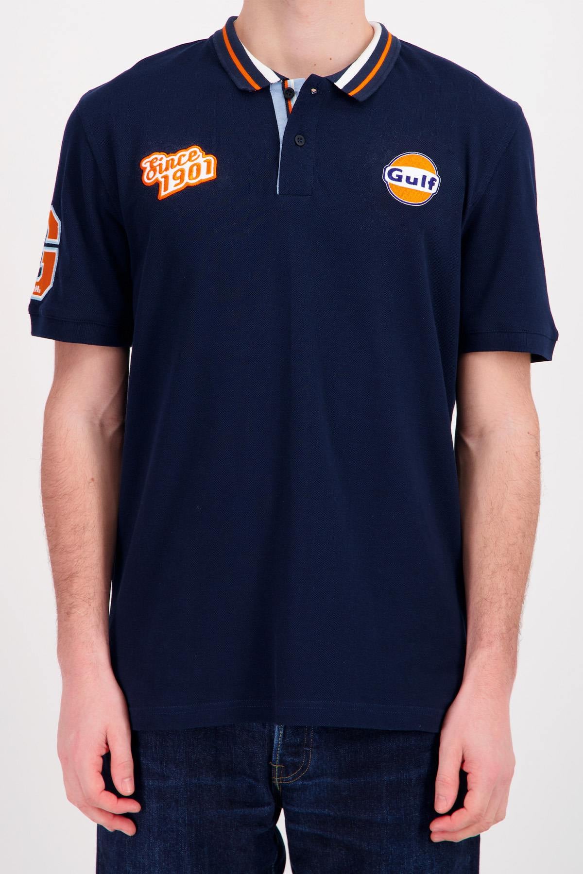 Polo Hombre Gulf POLO POM06-100 NAVY BLUE — vista 1