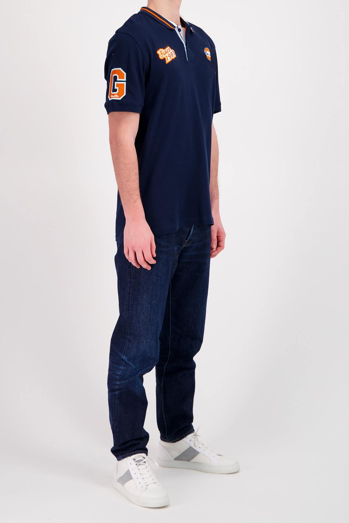 Polo Hombre Gulf POLO POM06-100 NAVY BLUE — vista 2