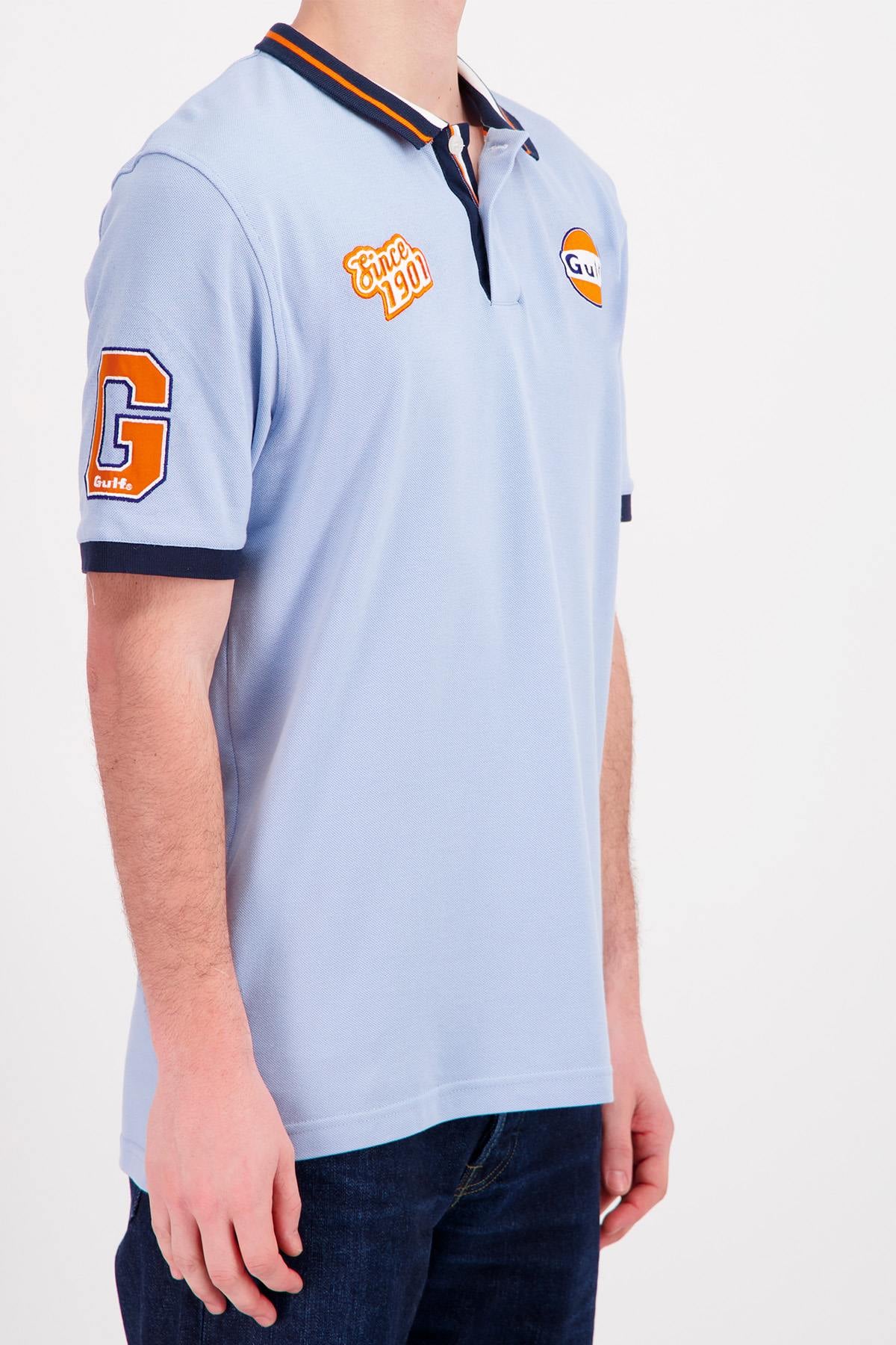 Polo Hombre Gulf POLO POM06-125 LIGHT BLUE — vista 2