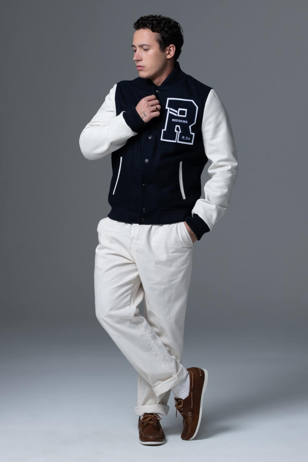 Herren Jacke Redskins FORD HATCH NAVY WHITE — Ansicht 3