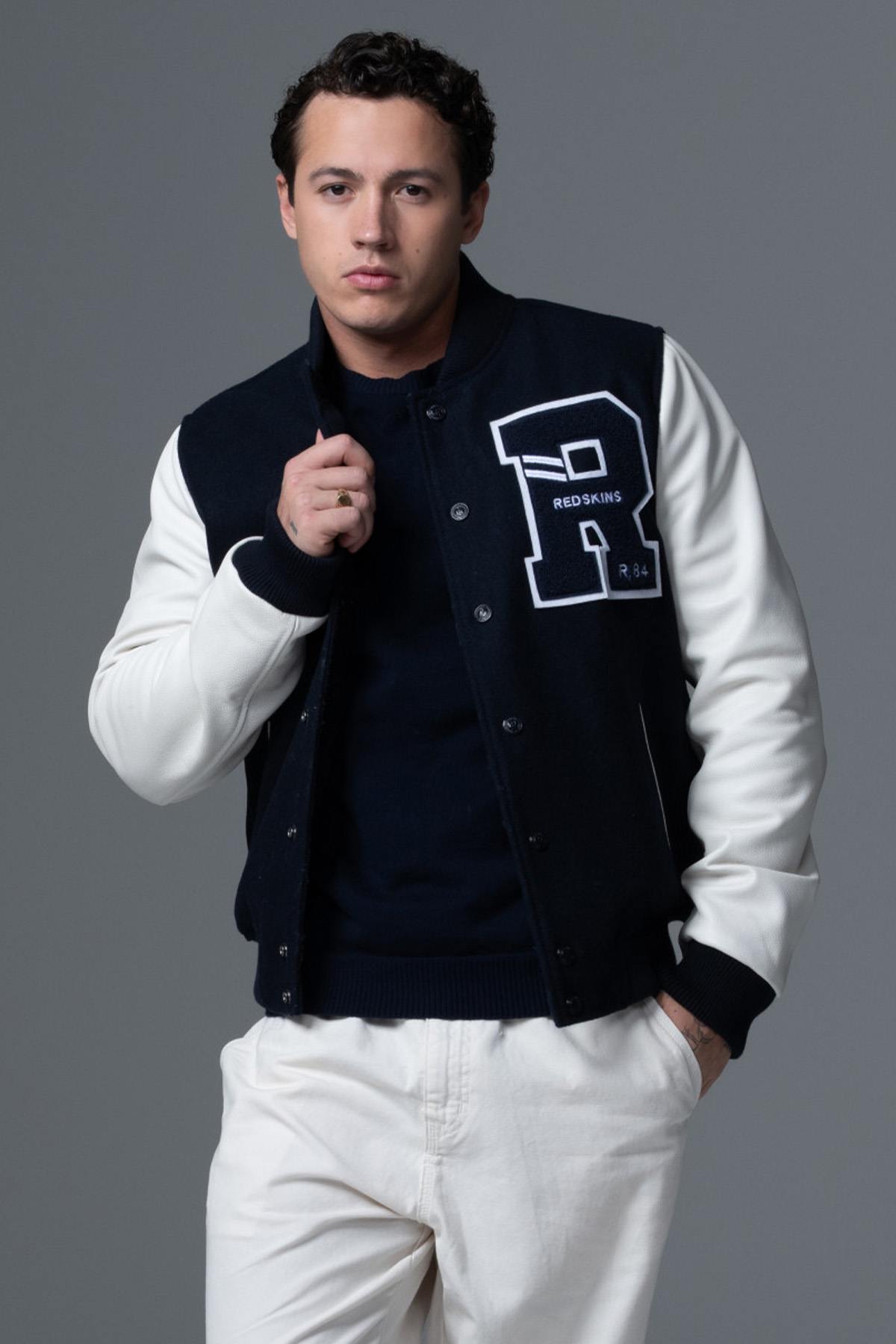 Herren Jacke Redskins FORD HATCH NAVY WHITE — Ansicht 2