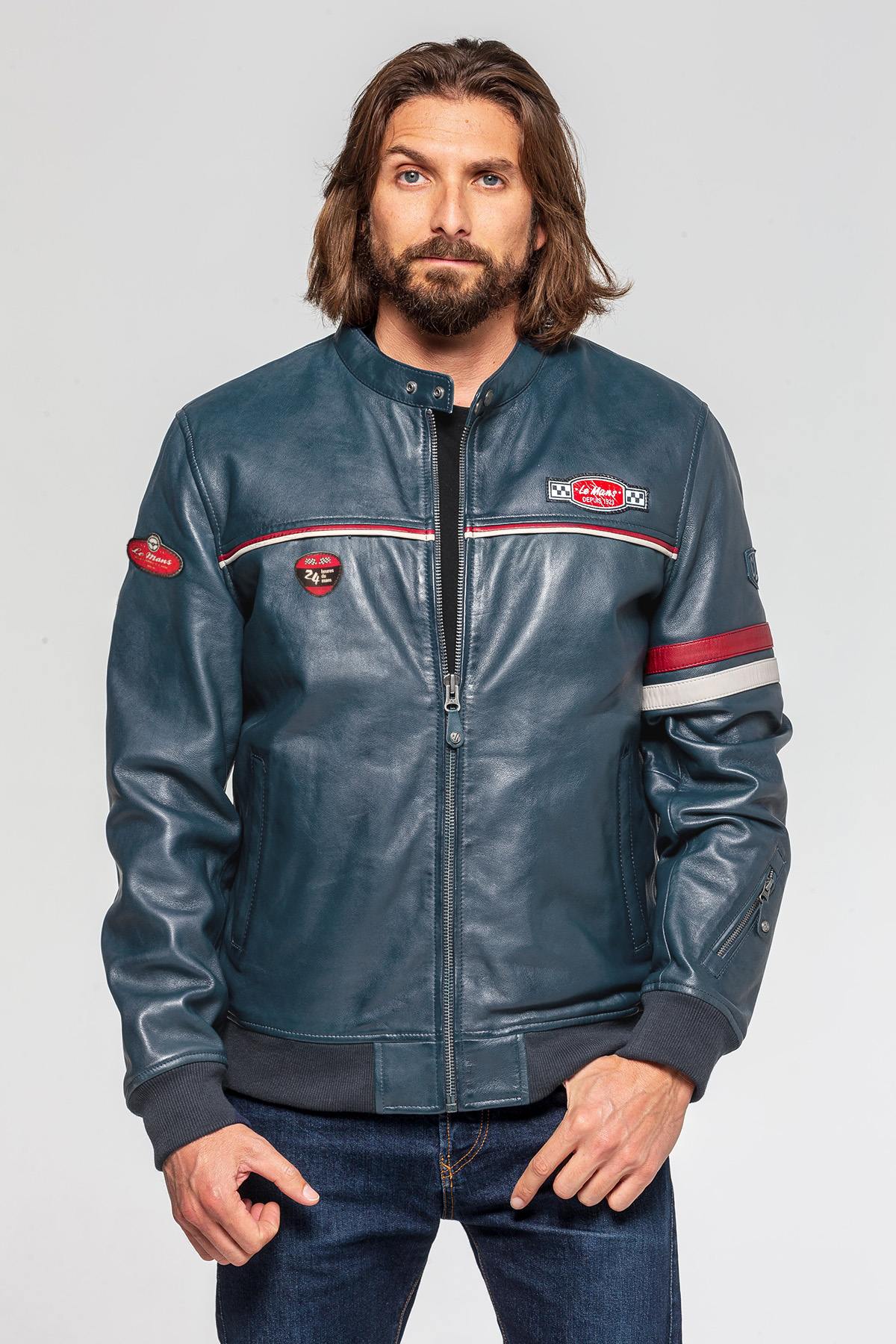 Blouson Homme 24h Le Mans MILES SHEEP CROWN ROYAL BLUE — vue 7