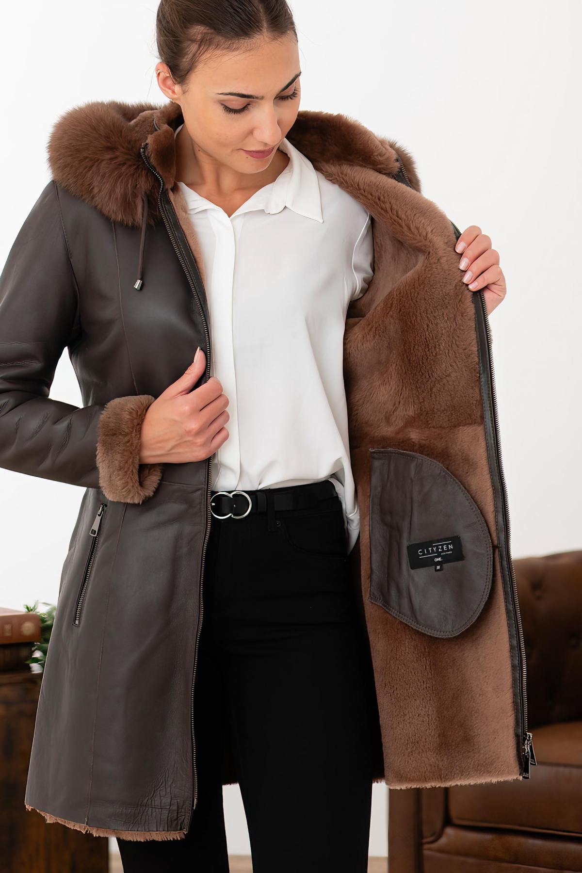 Giacche Donna Cityzen ALMERIA CHOCOLAT — vista 5