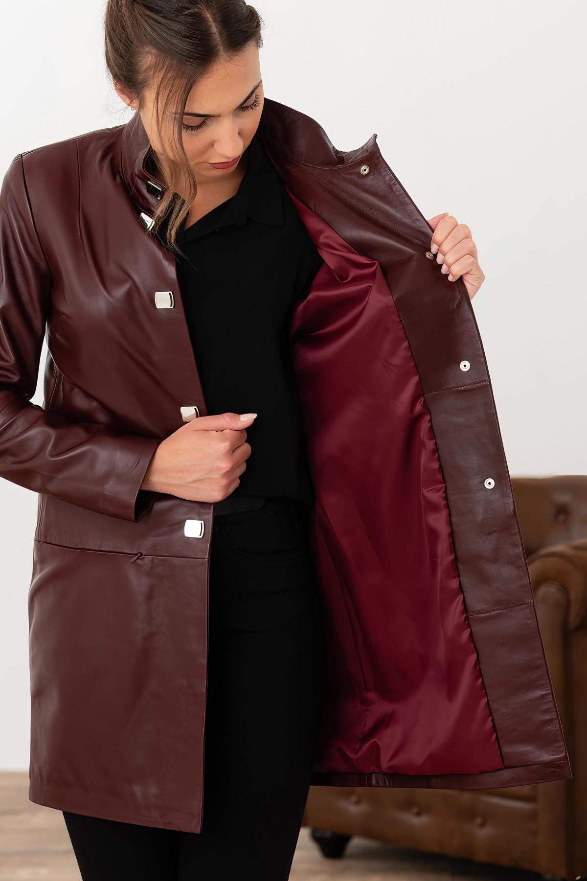 Veste Femme Cityzen SANDRINA BORDEAUX — vue 4