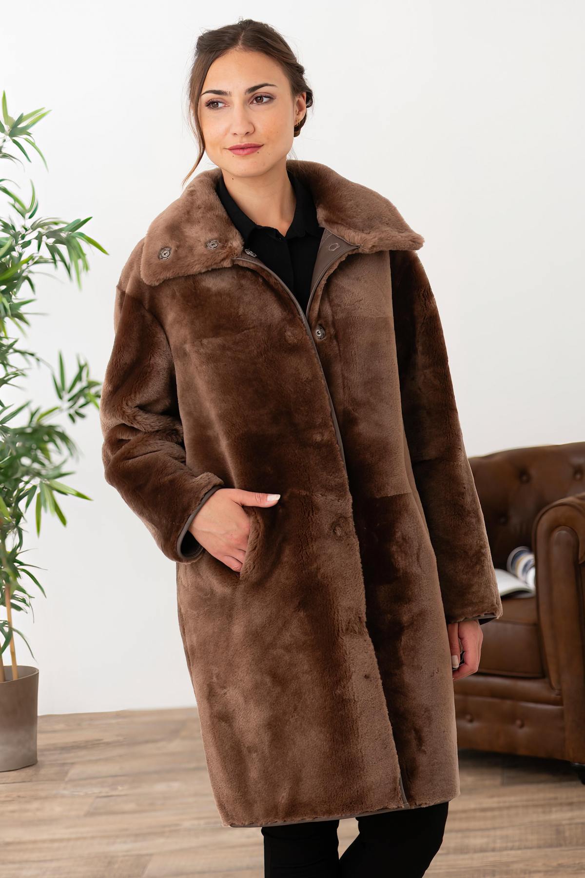 Damen Mantel Cityzen NEW GABRIELLA TAUPE/TAUPE — Ansicht 8