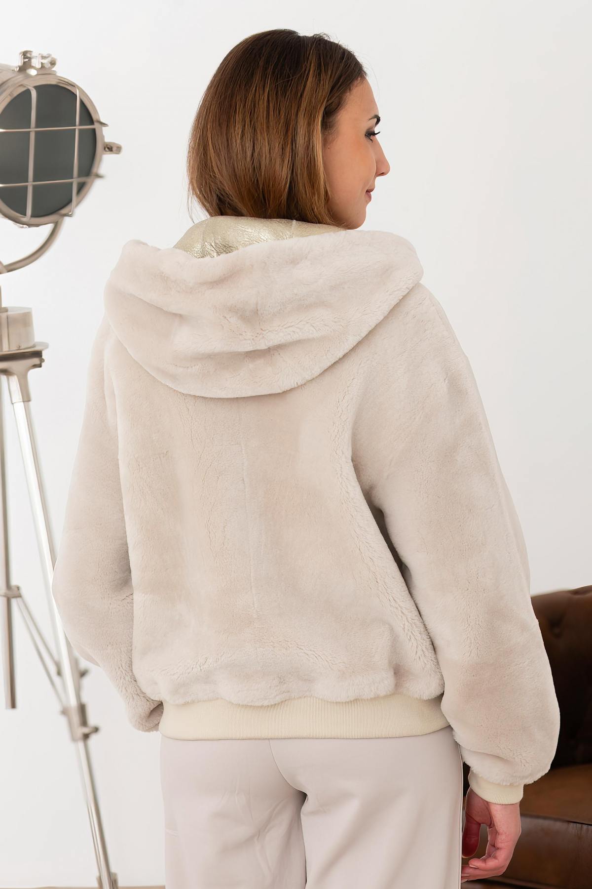Giacche Donna Cityzen DANIELLA ECRU GOLD — vista 6