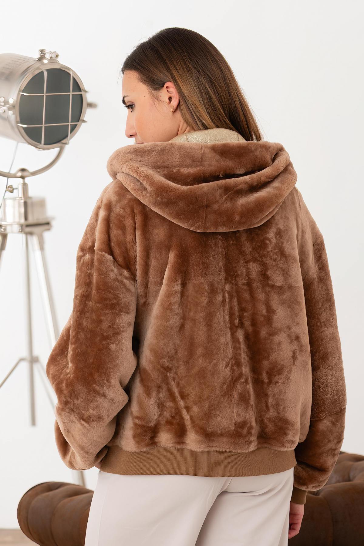 Chaqueta Mujeres Cityzen DANIELLA TAUPE GOLD — vista 5