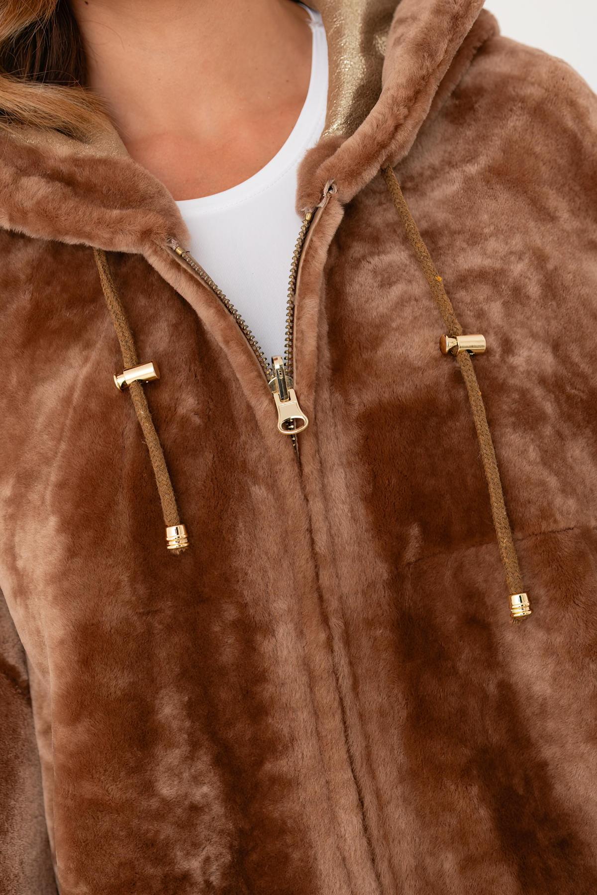 Chaqueta Mujeres Cityzen DANIELLA TAUPE GOLD — vista 6
