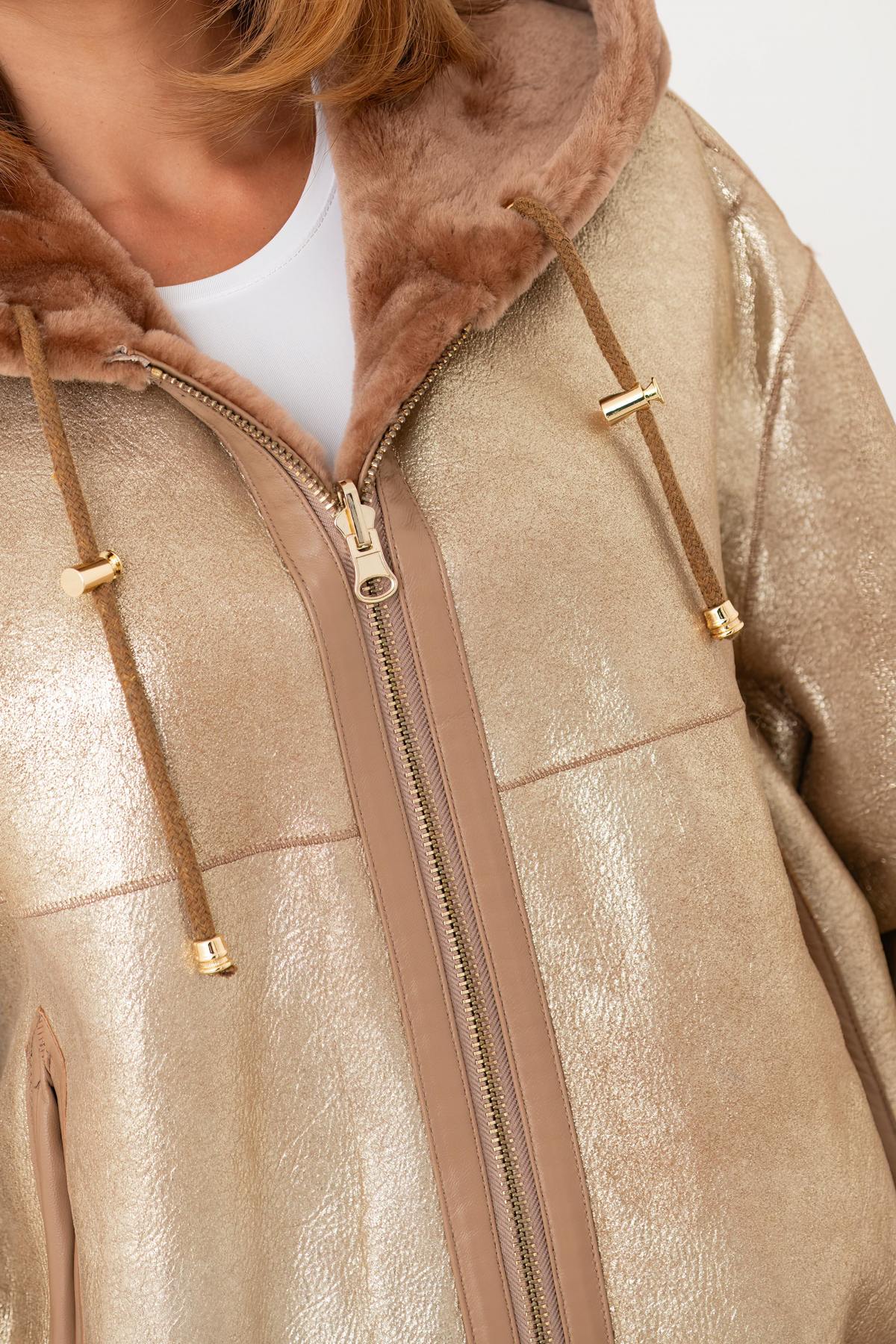 Chaqueta Mujeres Cityzen DANIELLA TAUPE GOLD — vista 10