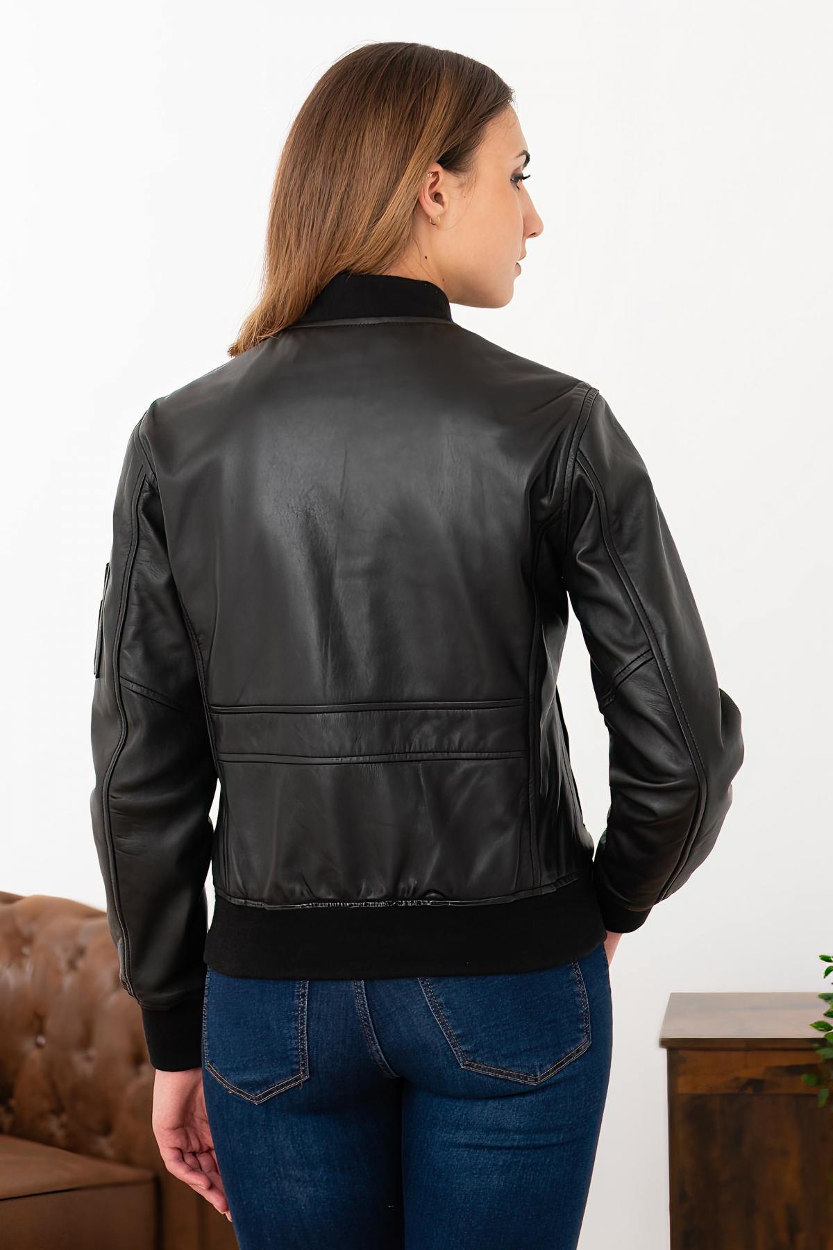 Giacche Donna Schott LCWBOMBA BLACK — vista 7