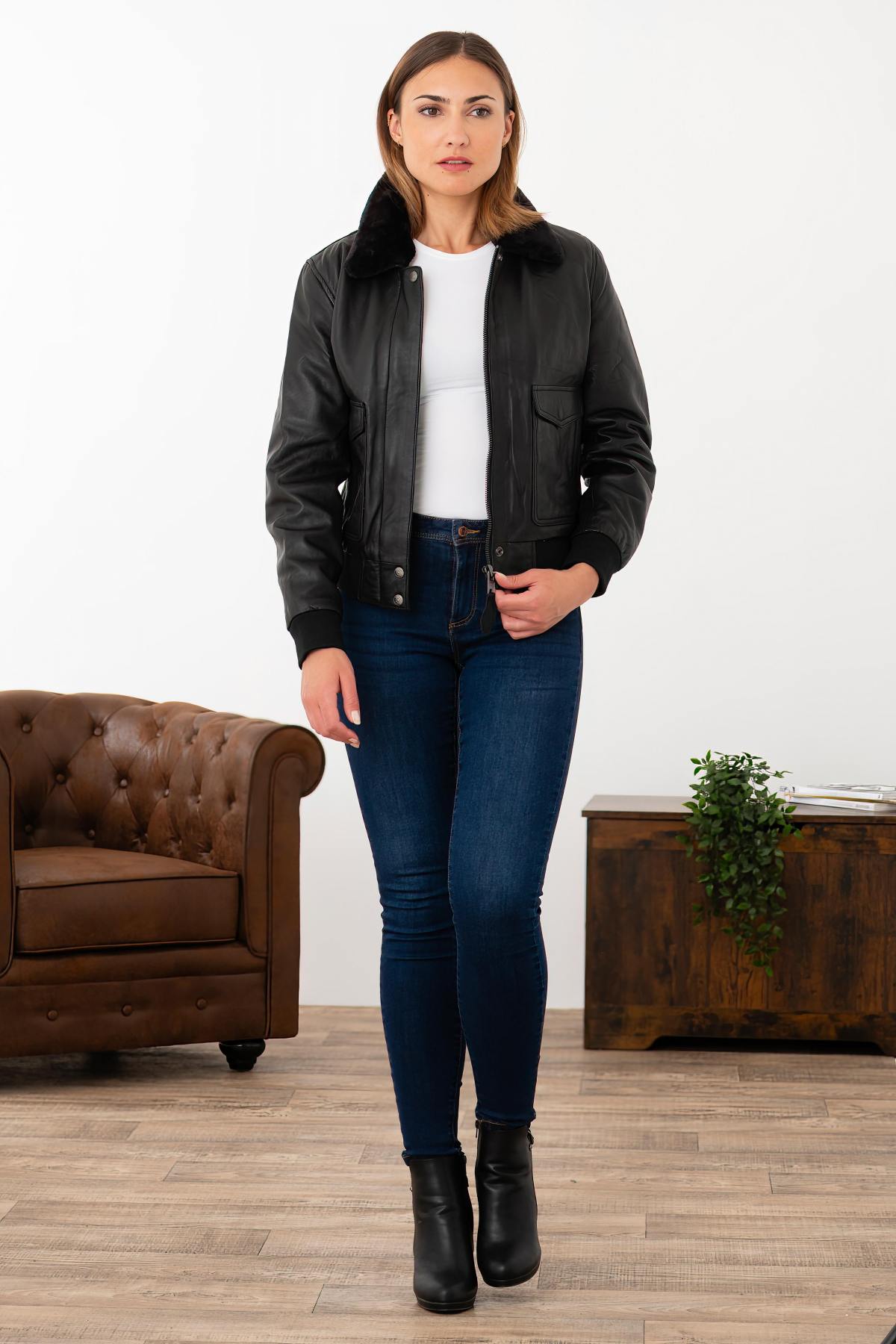 Giacche Donna Schott LCW9185 BLACK — vista 3