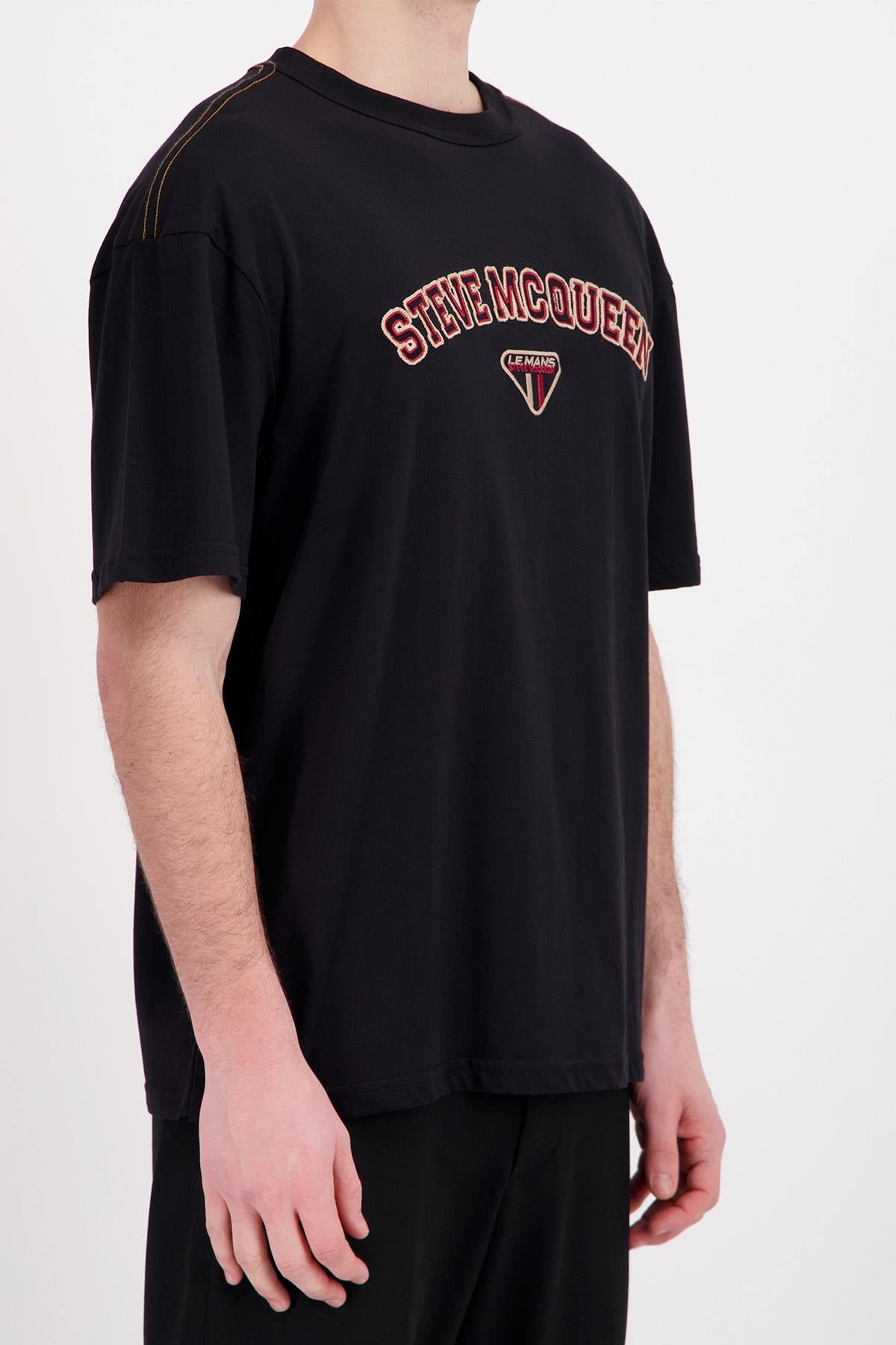 Tee Shirt Homme Steve Mcqueen TEE SHIRT TSM08-005 NOIR — vue 4