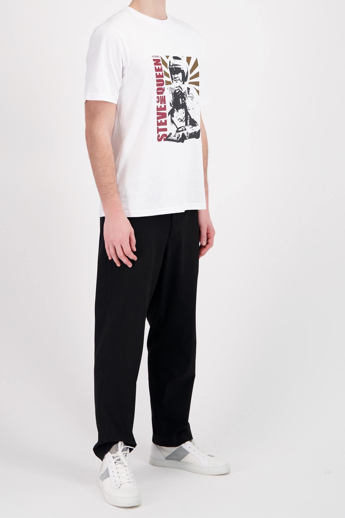 Tee Shirt Homme Steve Mcqueen TEE SHIRT TSM03-000 OFF WHITE — vue 2