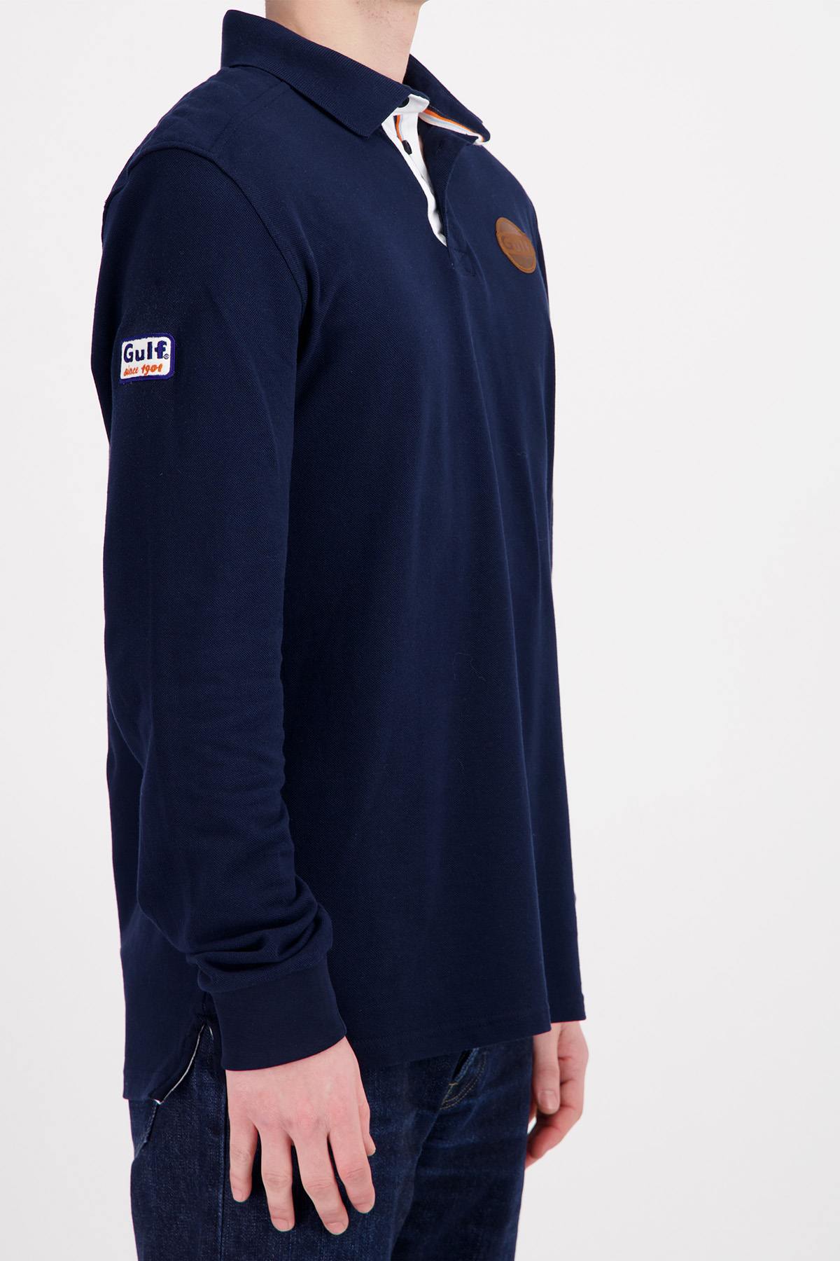 Herren Polo Gulf POLO POM02-100 NAVY BLUE — Ansicht 4