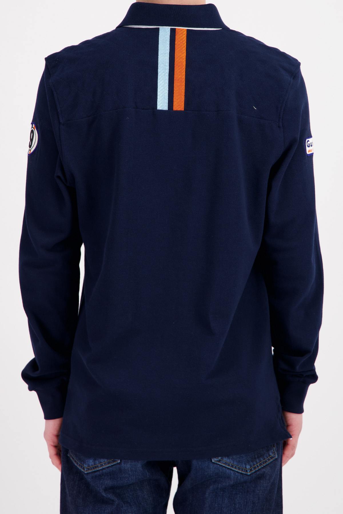 Herren Polo Gulf POLO POM02-100 NAVY BLUE — Ansicht 2