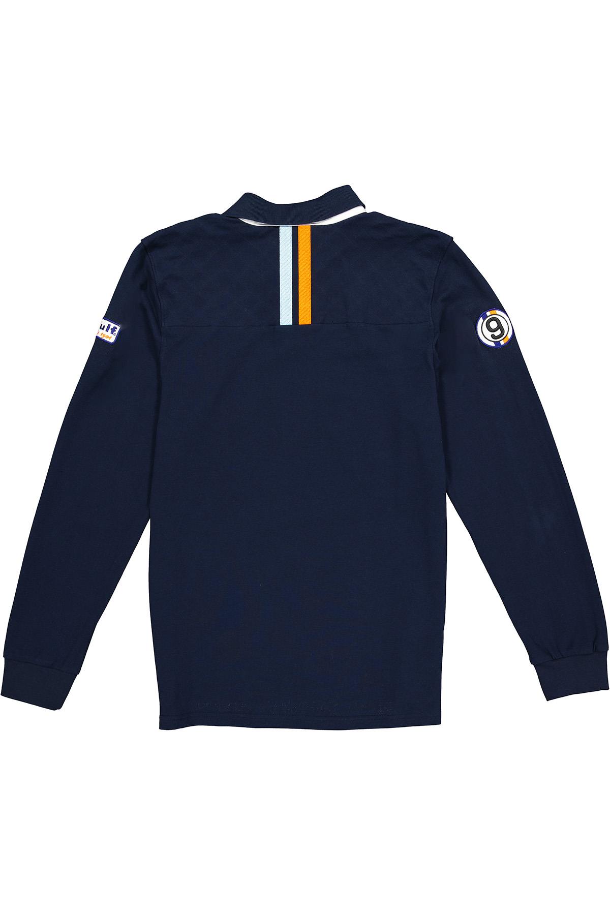 Herren Polo Gulf POLO POM02-100 NAVY BLUE — Ansicht 7