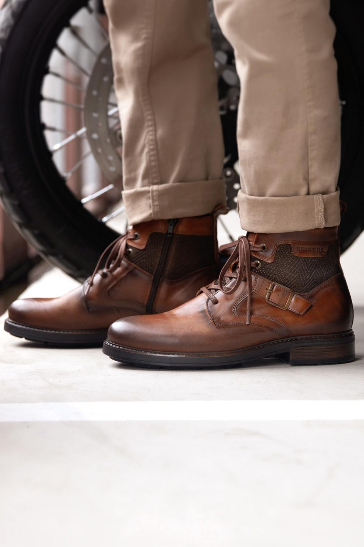 Stivali/stivaletti Uomo Redskins CORRECT COGNAC MARRON — vista 1