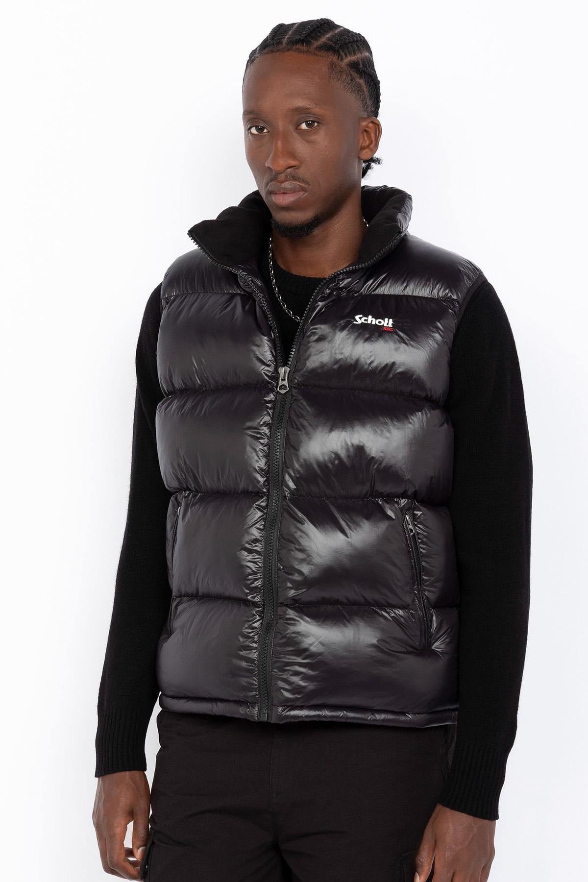 Blouson Homme Schott COLUMBUSV BLACK — vue 6