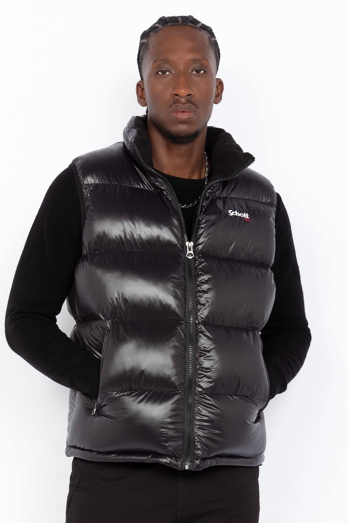 Blouson Homme Schott COLUMBUSV BLACK — vue 1